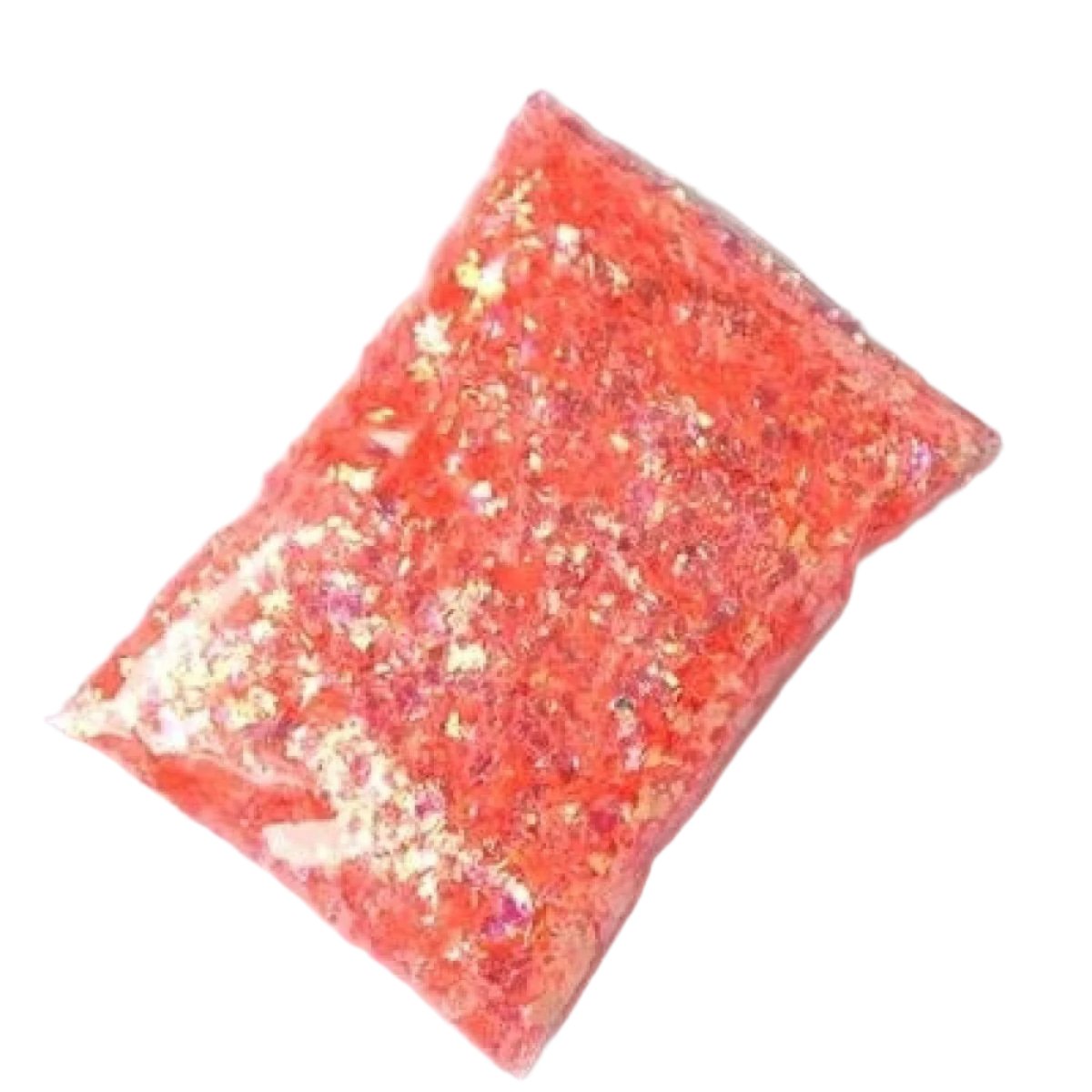 10g Holographic Nail Decoration Flakes Glitter DIY Nail Art 3D - Set A - Orange/Pink - Asia Sell