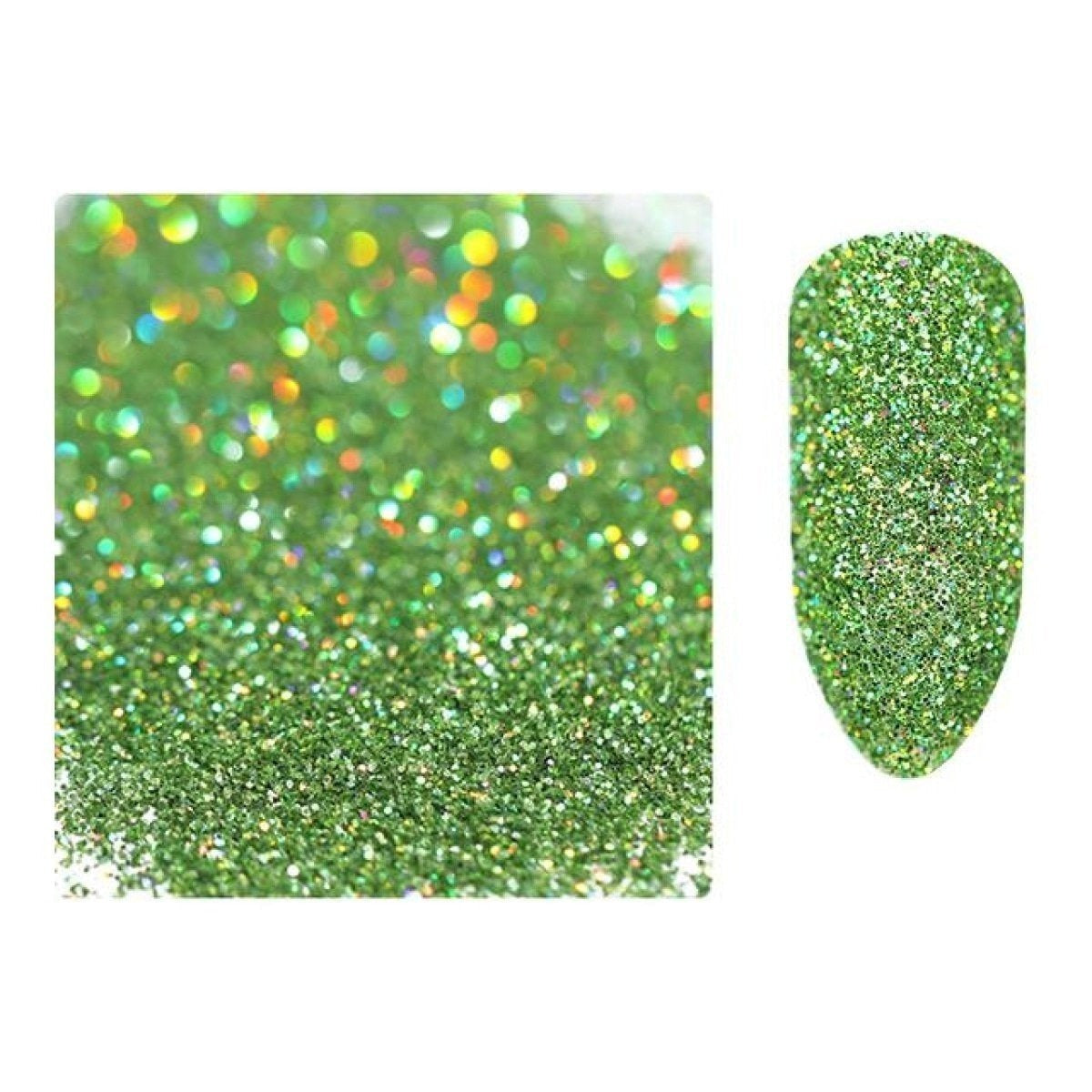 10g Holographic Nail Glitter Powder Nail Art Glitter Dust Nail Decorations - 12 - Asia Sell
