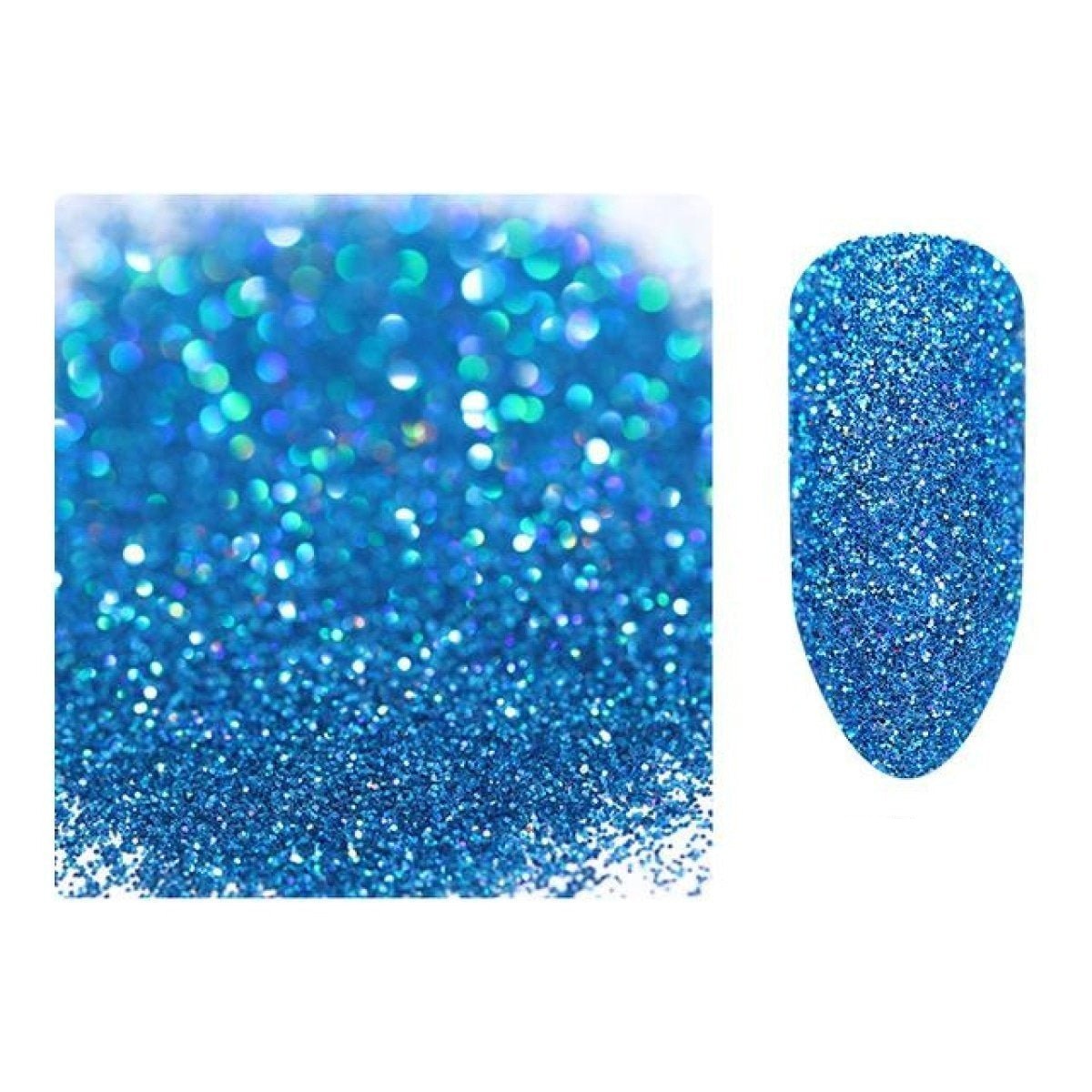 10g Holographic Nail Glitter Powder Nail Art Glitter Dust Nail Decorations - 15 - Asia Sell