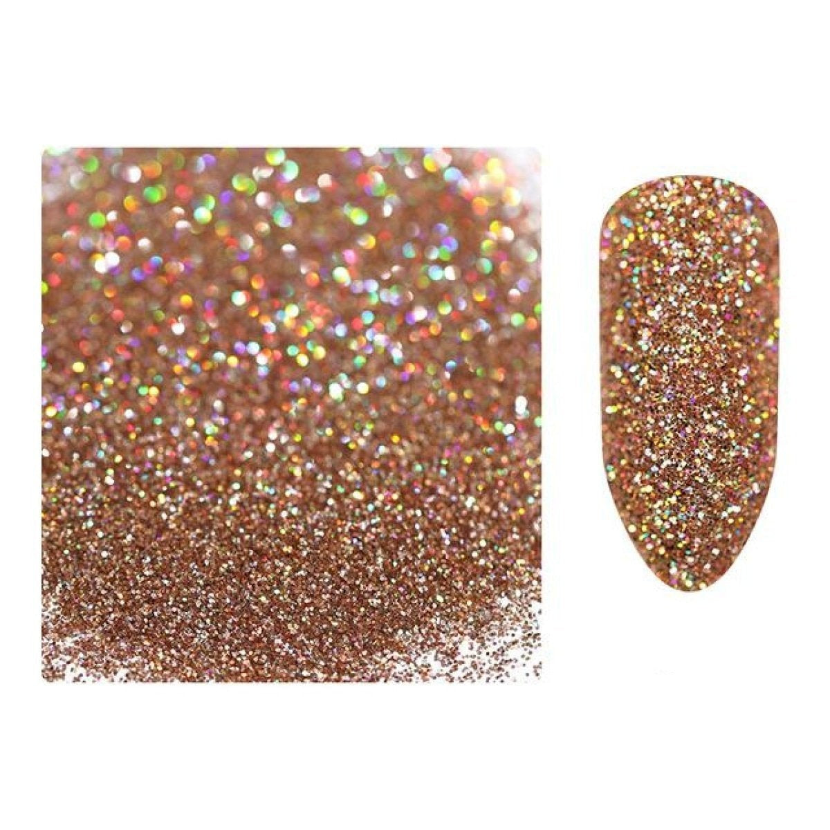 10g Holographic Nail Glitter Powder Nail Art Glitter Dust Nail Decorations - 3 - Asia Sell