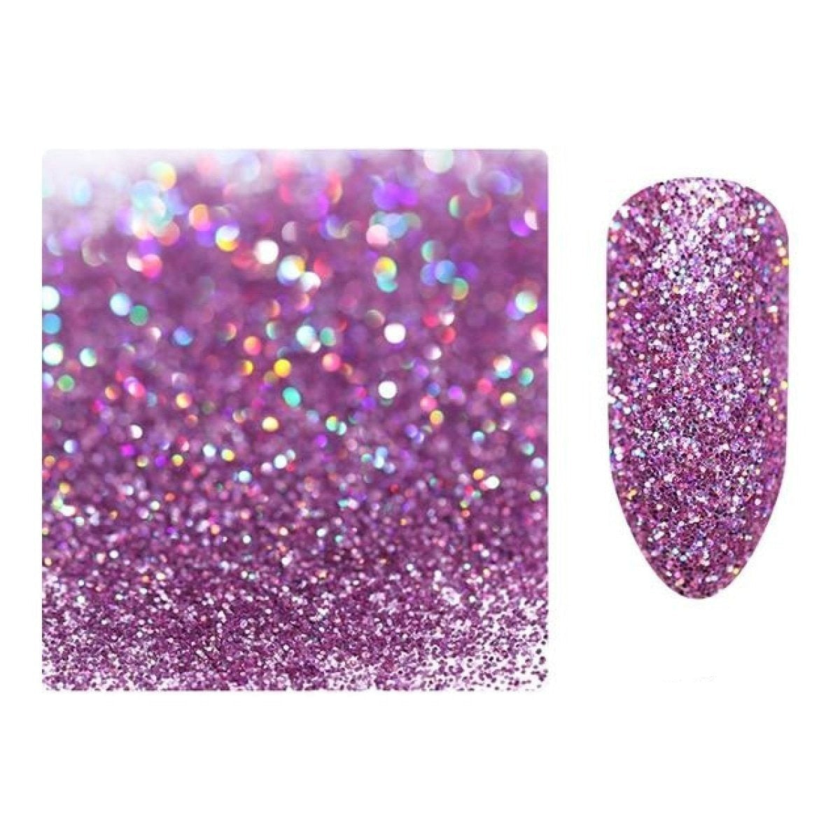10g Holographic Nail Glitter Powder Nail Art Glitter Dust Nail Decorations - 5 - Asia Sell