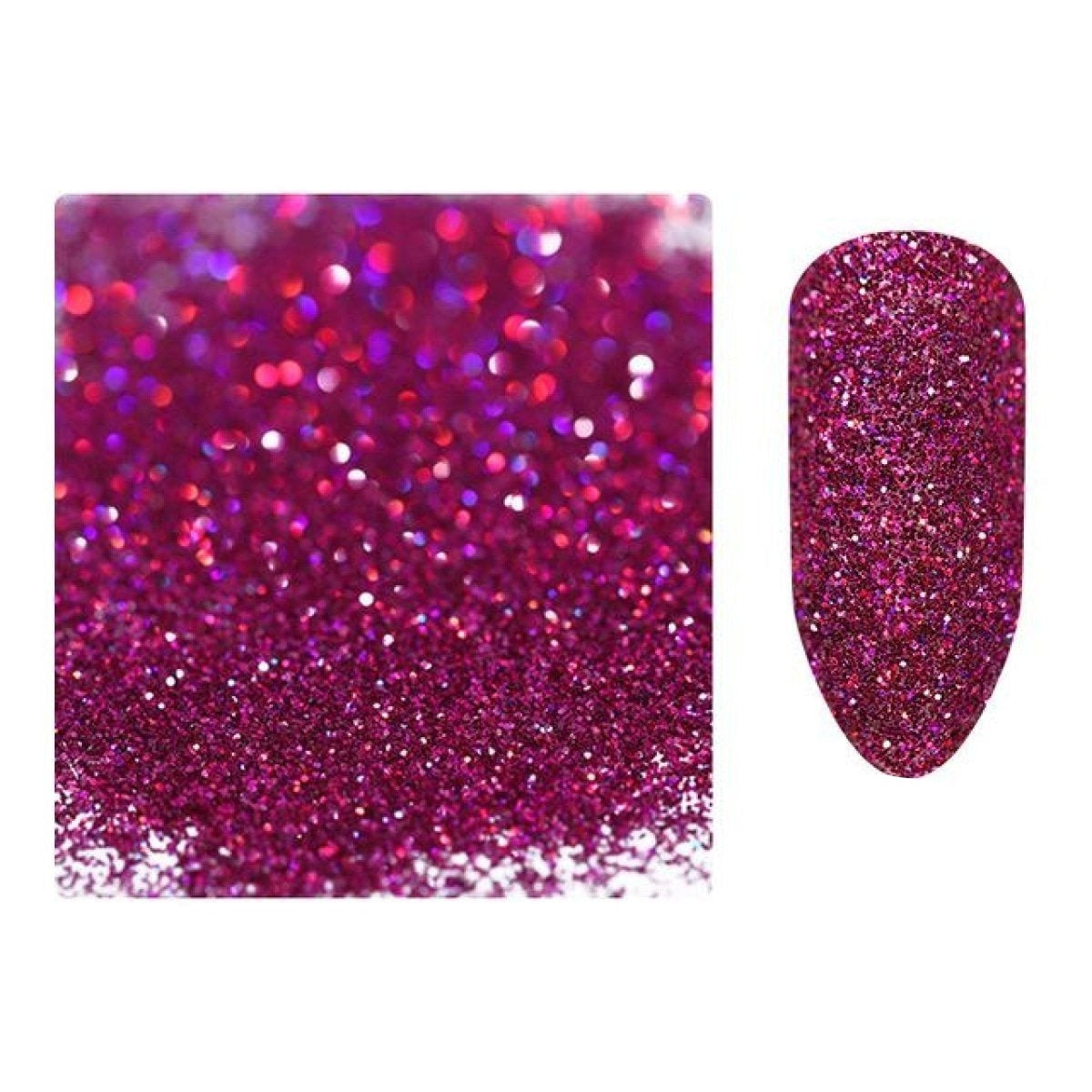 10g Holographic Nail Glitter Powder Nail Art Glitter Dust Nail Decorations - 7 - Asia Sell