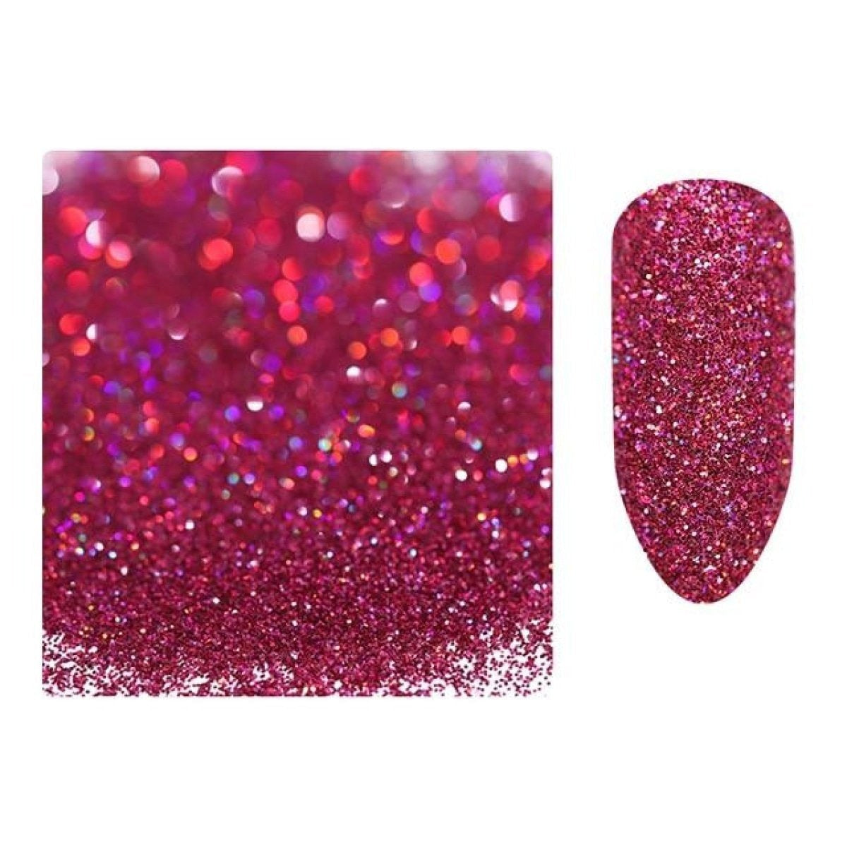 10g Holographic Nail Glitter Powder Nail Art Glitter Dust Nail Decorations - 8 - Asia Sell