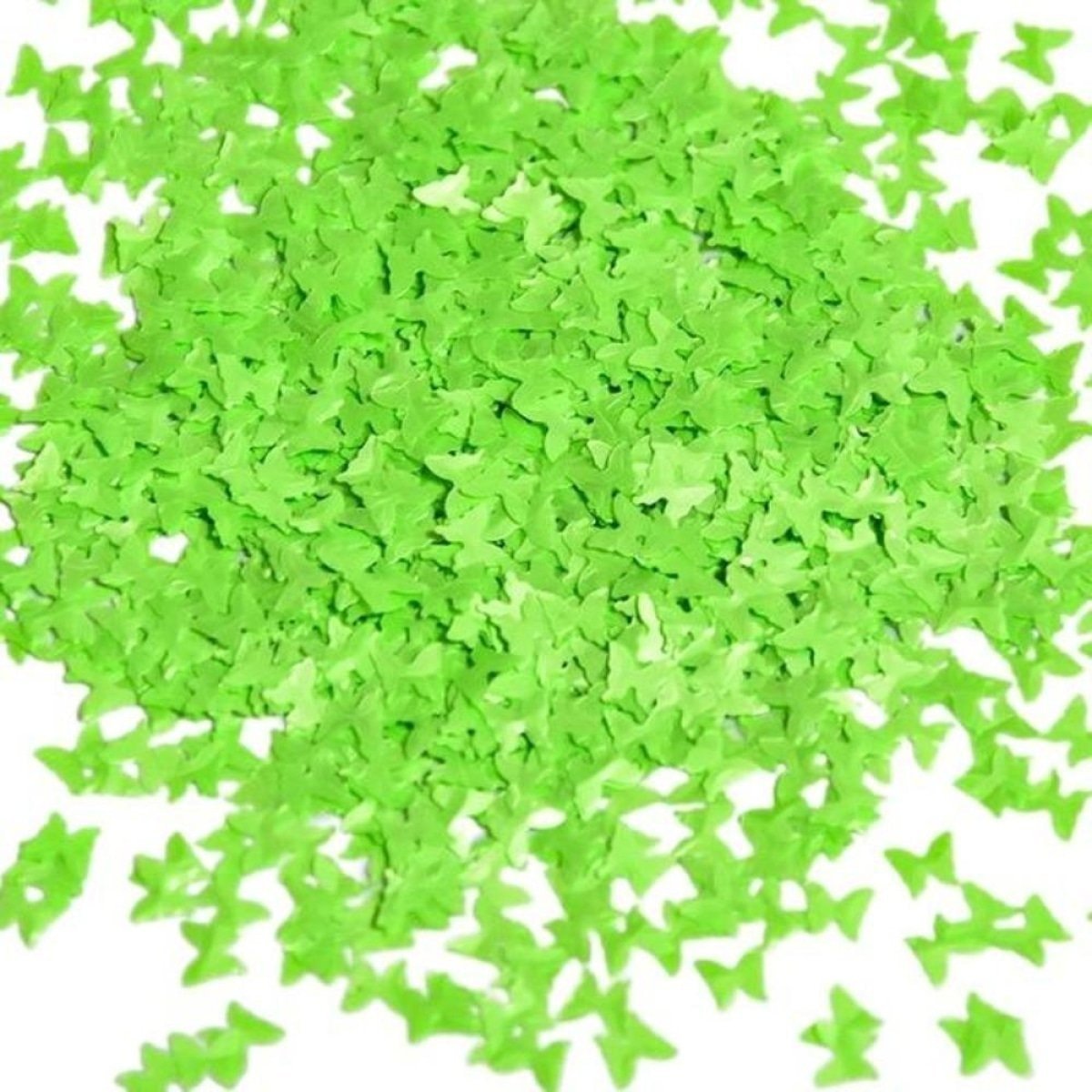 10g Neon Butterfly Glitter for Face Body Nail Art Neon Bright - Green - Asia Sell