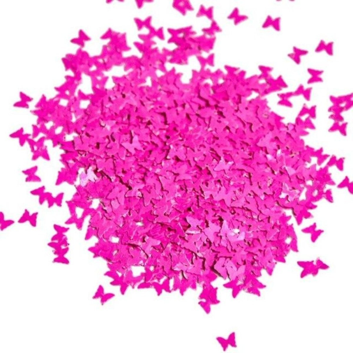 10g Neon Butterfly Glitter for Face Body Nail Art Neon Bright - Pink - Asia Sell