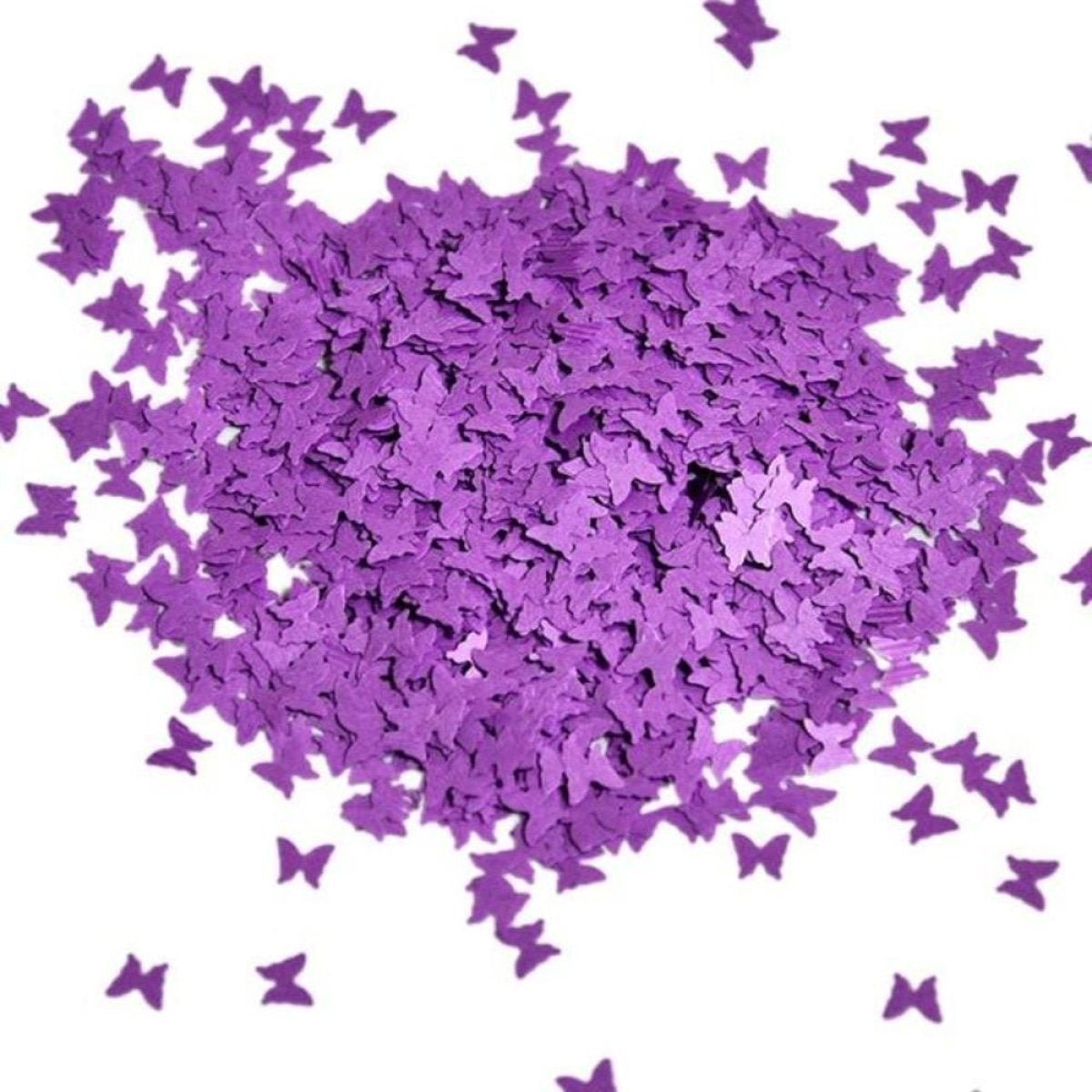 10g Neon Butterfly Glitter for Face Body Nail Art Neon Bright - Purple - Asia Sell