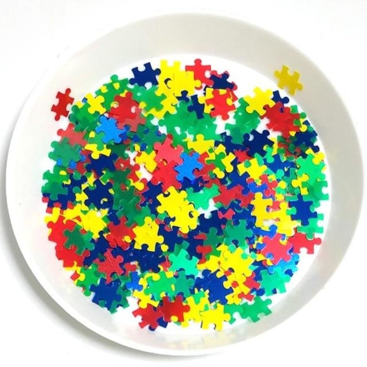 10g Neon Butterfly Glitter for Face Body Nail Art Neon Bright - Puzzle Pieces - Asia Sell