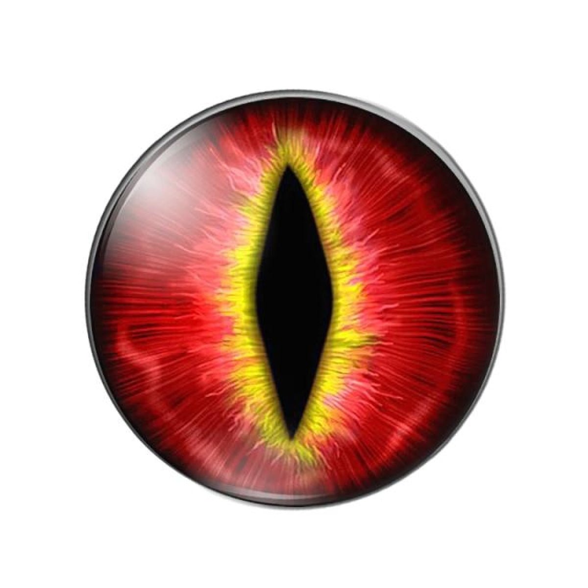 10mm 12mm 14mm 16mm 18mm 20mm 25mm Cats Eyes Dragon Eyes Round Glass Cabochon Flatback Setting - Mix A 10mm - Asia Sell