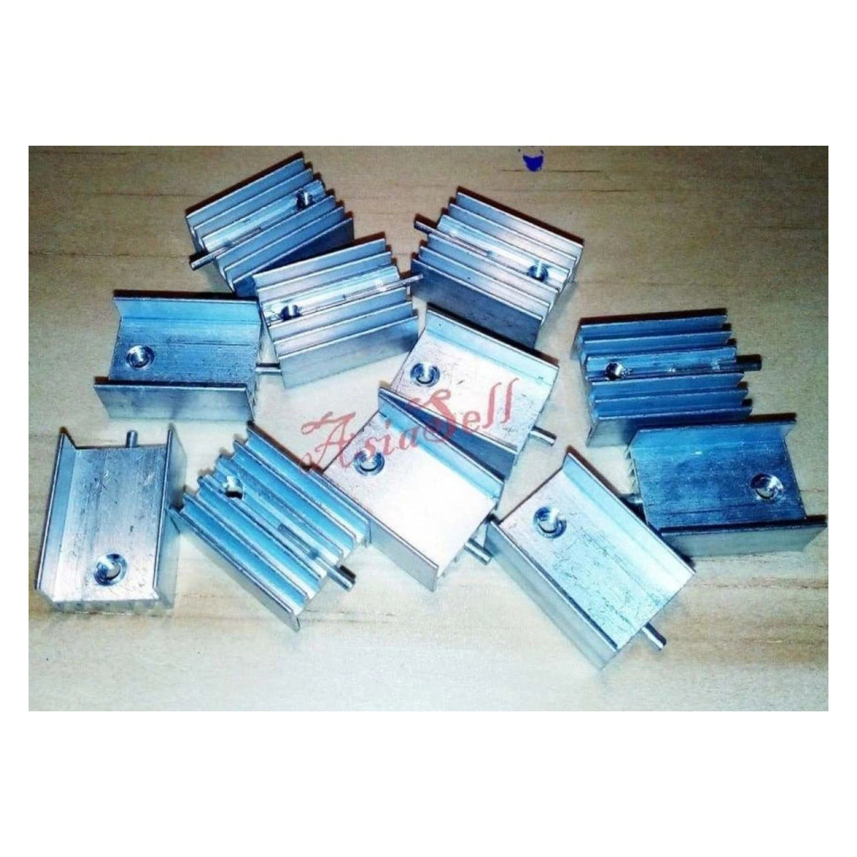 10pcs 10x15x20mm Triode Aluminium Heat Sink TO-220 TO220 Transistor Heatsink Pin - - Asia Sell