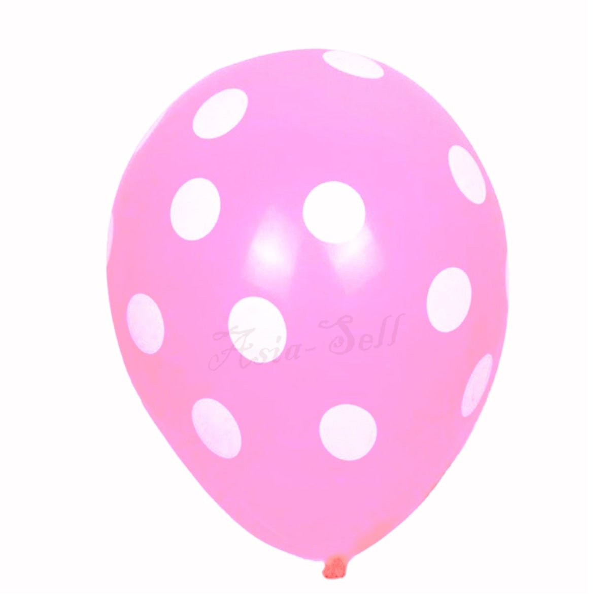 10pcs 12 Inch 30cm Dot Balloons Black White Pink Yellow Blue Red Orange Purple - Pink - Asia Sell