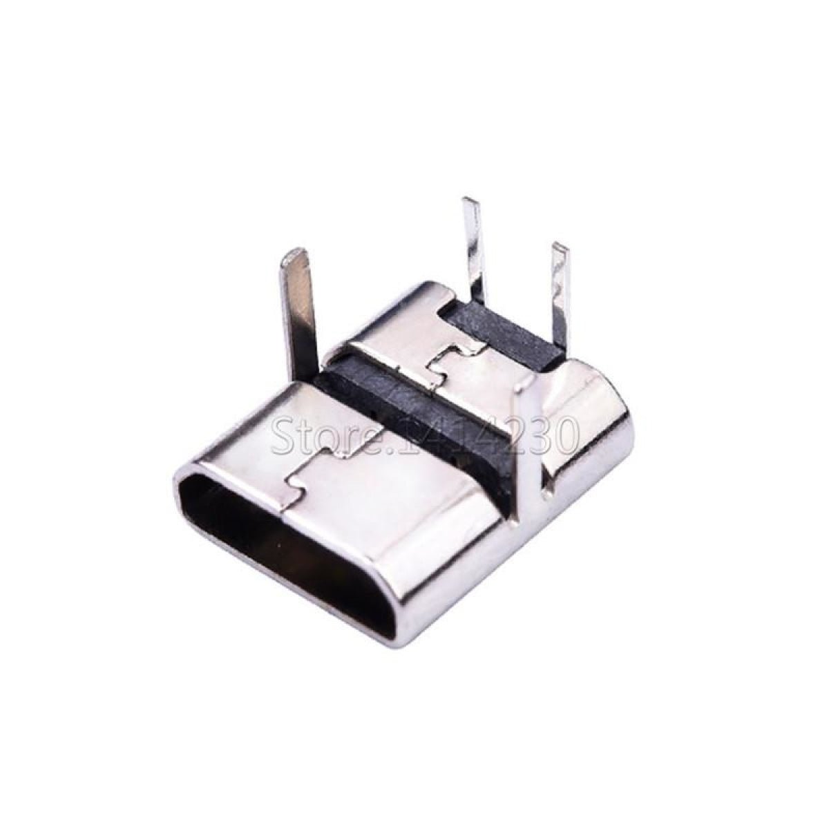 10pcs 2 Pin Dip 7.2 Micro-USB Female Socket BF Type B USB Connector - - Asia Sell