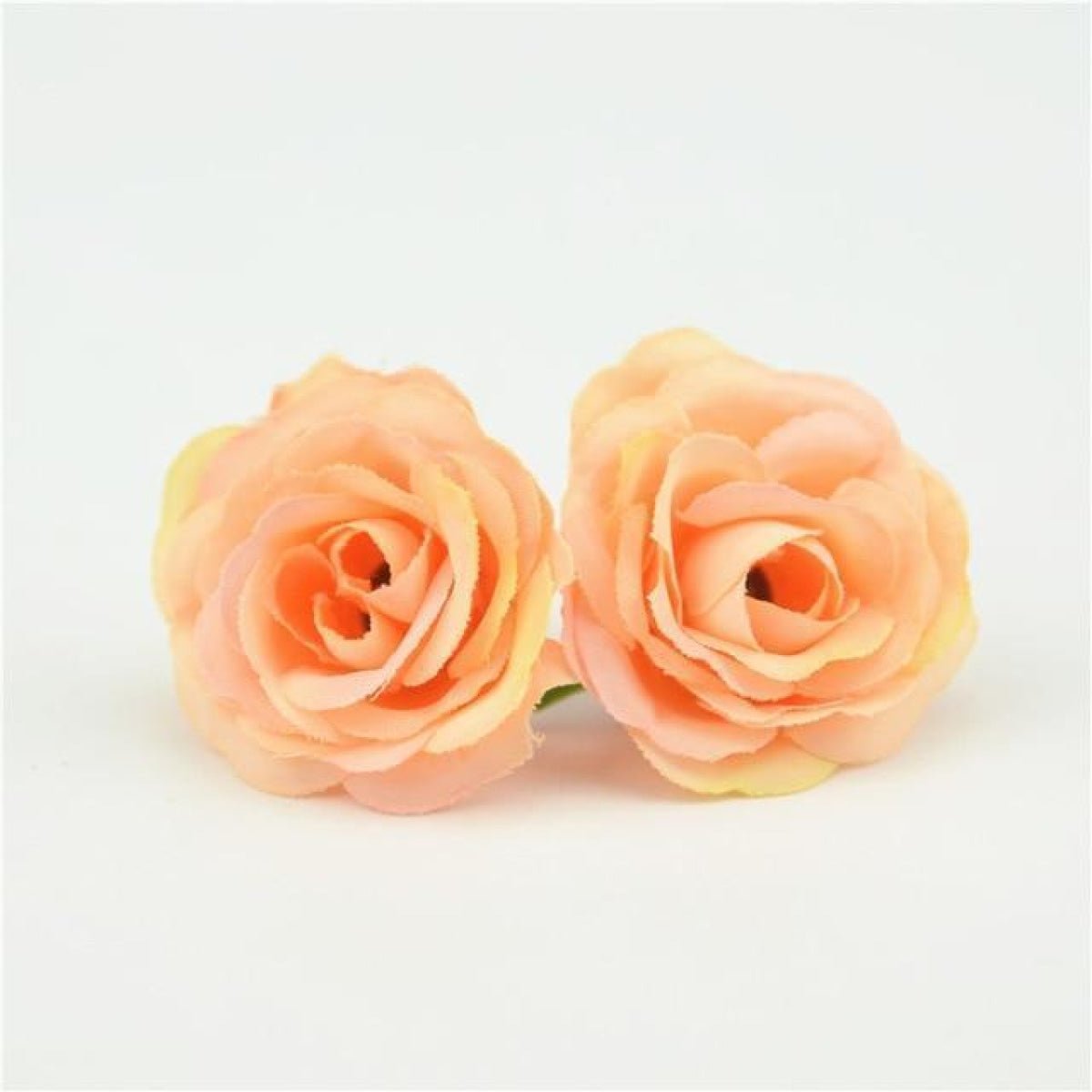 10pcs 2.5cm Mini Rose Cloth Artificial Flower For Wedding Party Home Decorations - Orange - Asia Sell