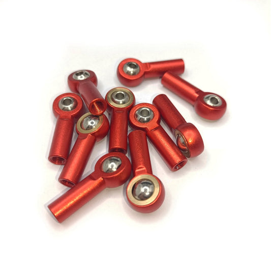 10pcs 26mm Link End Holder M4 Ball Head Aluminium Tie Rod Red Clockwise - Asia Sell