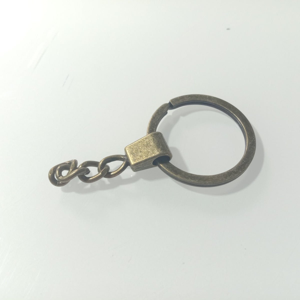 10pcs 30mm KC Gold Bronze Silver Rhodium Keyring Keychain Split Ring Chain Key Rings Key Chains - Bronze - - Asia Sell