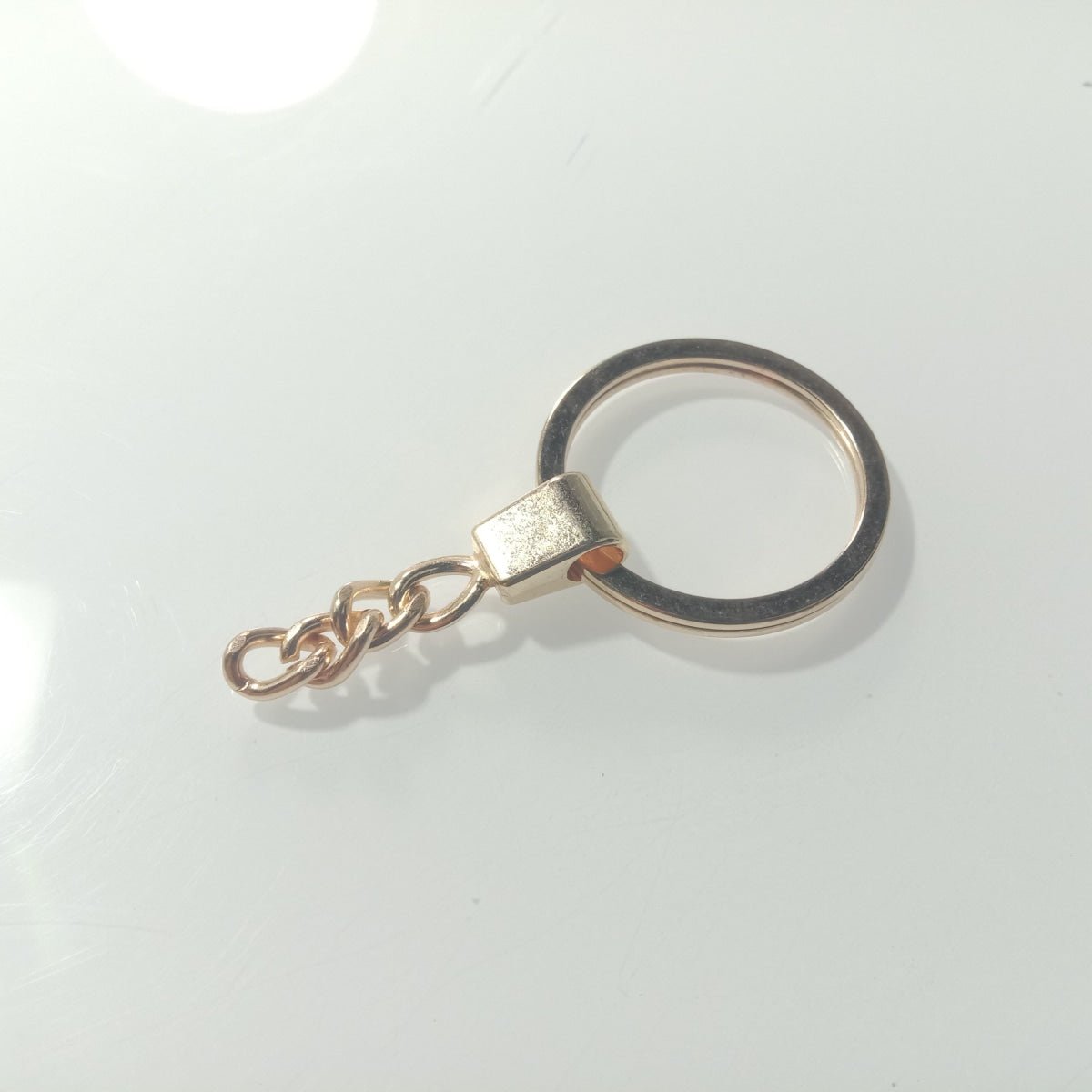 10pcs 30mm KC Gold Bronze Silver Rhodium Keyring Keychain Split Ring Chain Key Rings Key Chains - KC Gold - - Asia Sell