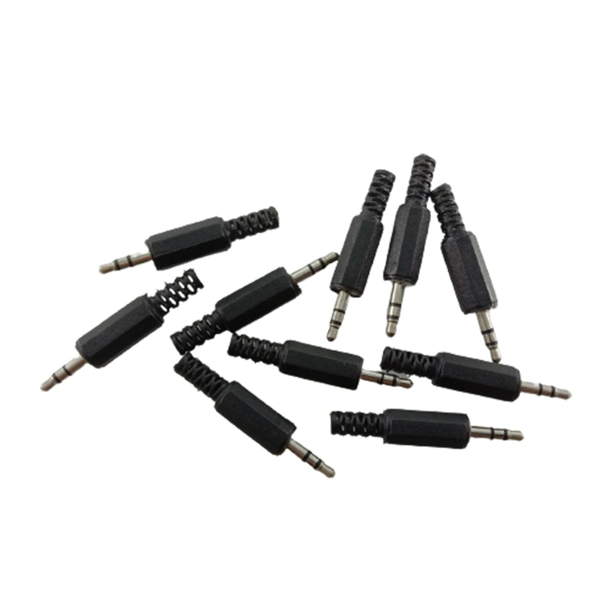 10pcs 3.5mm Stereo Audio Plug 3.5 Dual Encoding Audio Plug 3.5mm Stereo Plug Jack - - Asia Sell