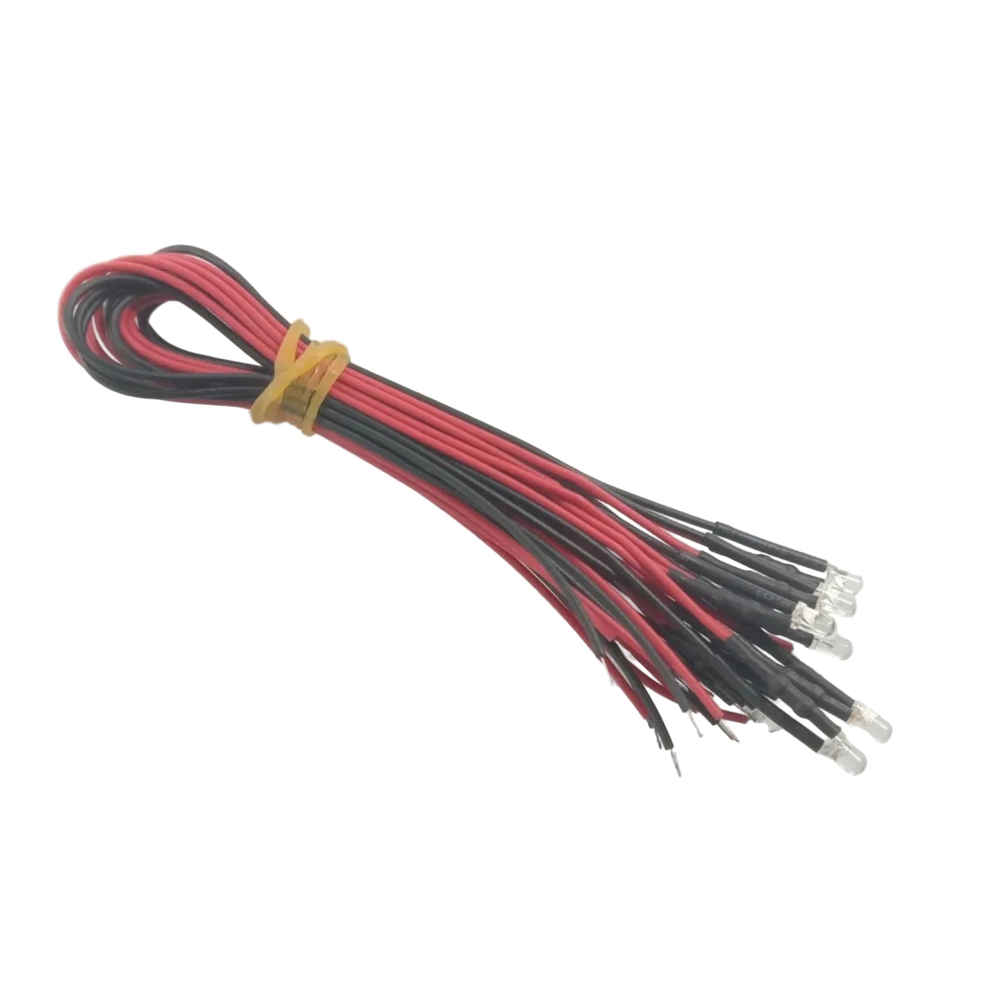 10pcs 3mm 3.4V-12V UV LEDs Wired Pre-Soldered Cables 8000MCD Car/Boat Light - - Asia Sell