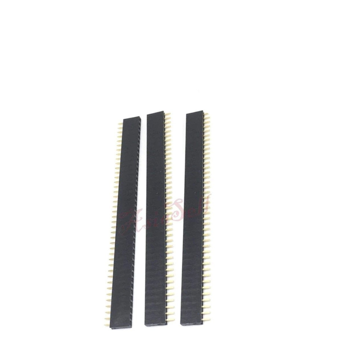 10pcs 40 Pin 1x40 Single Row Female Male 2.54mm Pitch Header Straight Right Angle Adapter - 10x Straight Female - Asia Sell