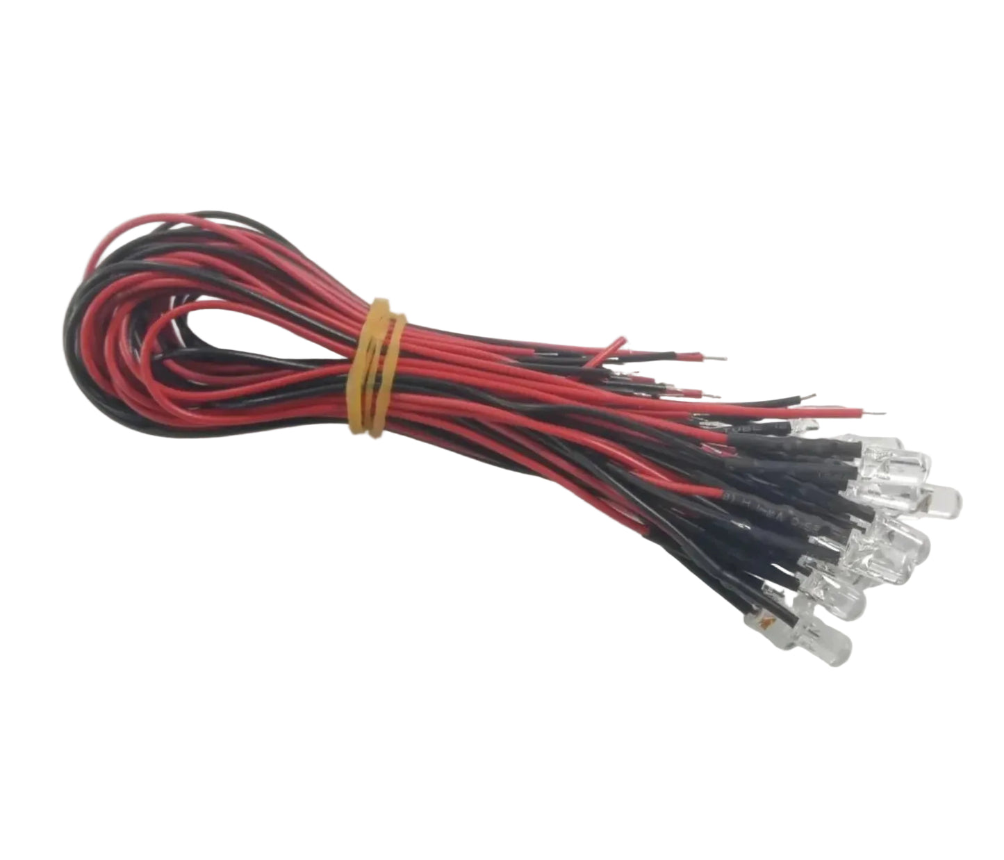 10pcs 5mm 3.4V-12V UV LEDs Wired Pre-Soldered Cables 8000MCD Car/Boat Light - - Asia Sell