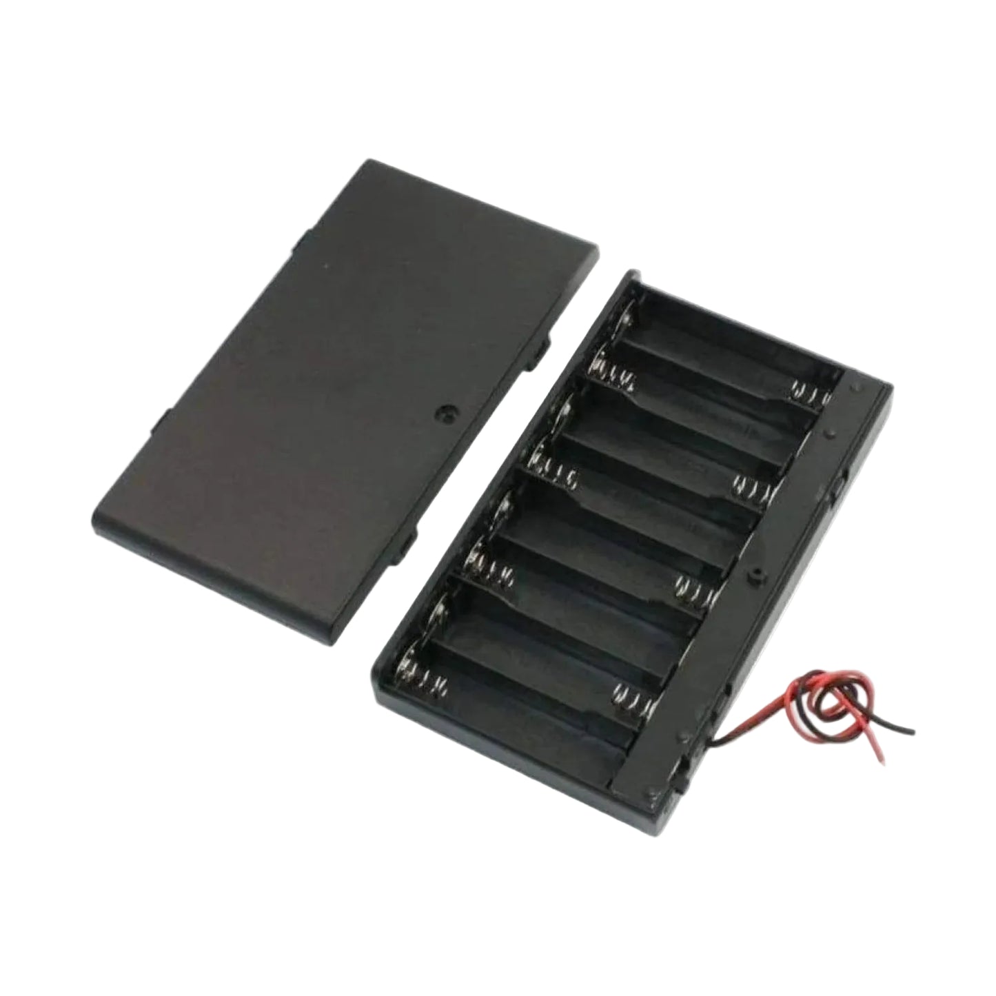 10pcs 8xAA Battery Holder Case 8x1.5V 12V Box Storage Switch Lid Cover 8 x AA - - Asia Sell
