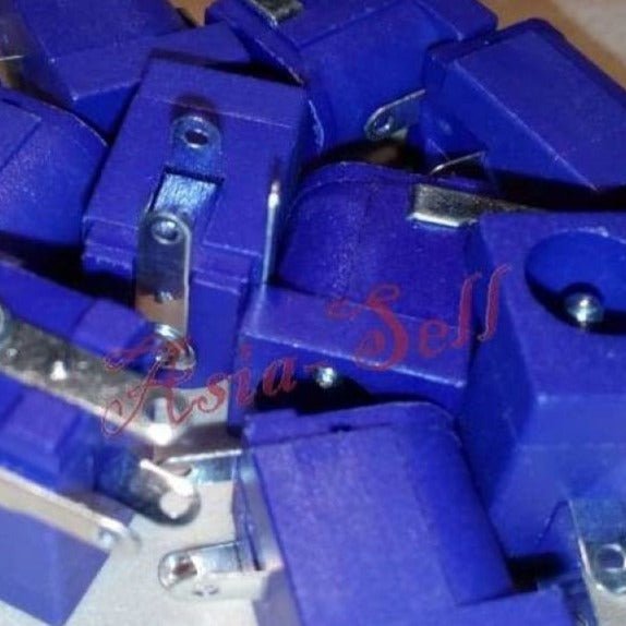 10pcs DC-005 DC Jack Power 5.5mm x 2.1mm Socket Female PCB Mount Charger - Purple - - Asia Sell