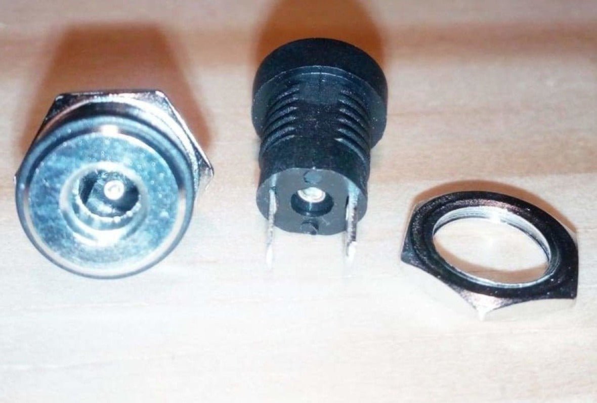 10pcs DC Power Supply Jack 3.5x1.3mm Socket Female Panel Mount Connector DC-022B - - Asia Sell
