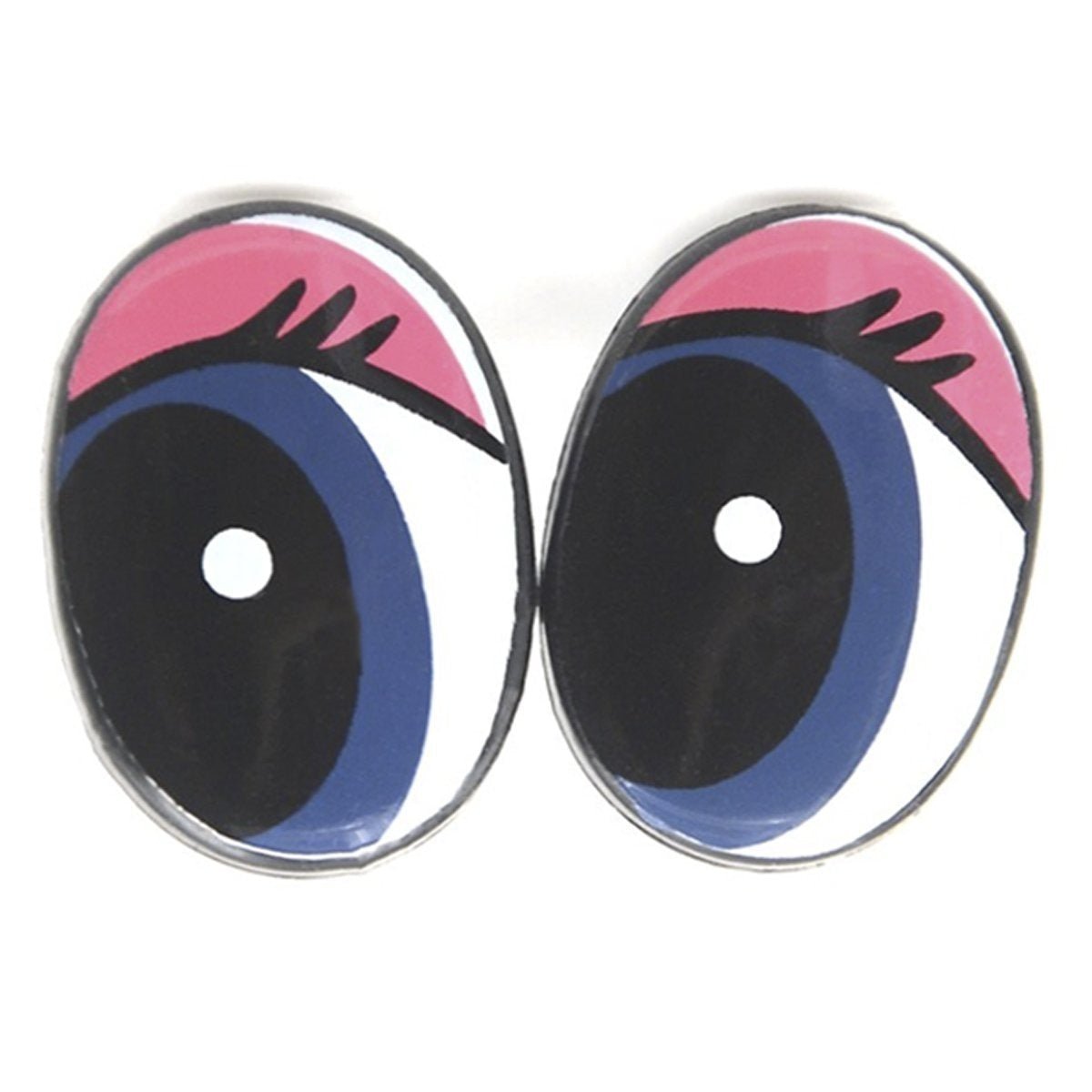 10pcs Doll Eyes Safety Eyes Plastic Oval Shaped Rabbit Cartoon Teddy Doll Stuffed Toys Screw Backing - 2 - Asia Sell