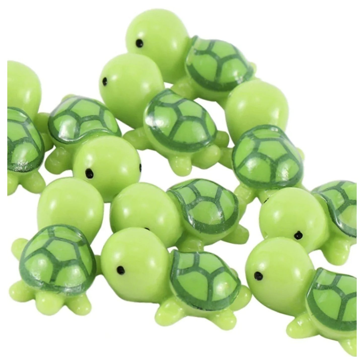 10pcs Figurine Turtles Miniature Mini Garden Animal Craft Toy - - Asia Sell