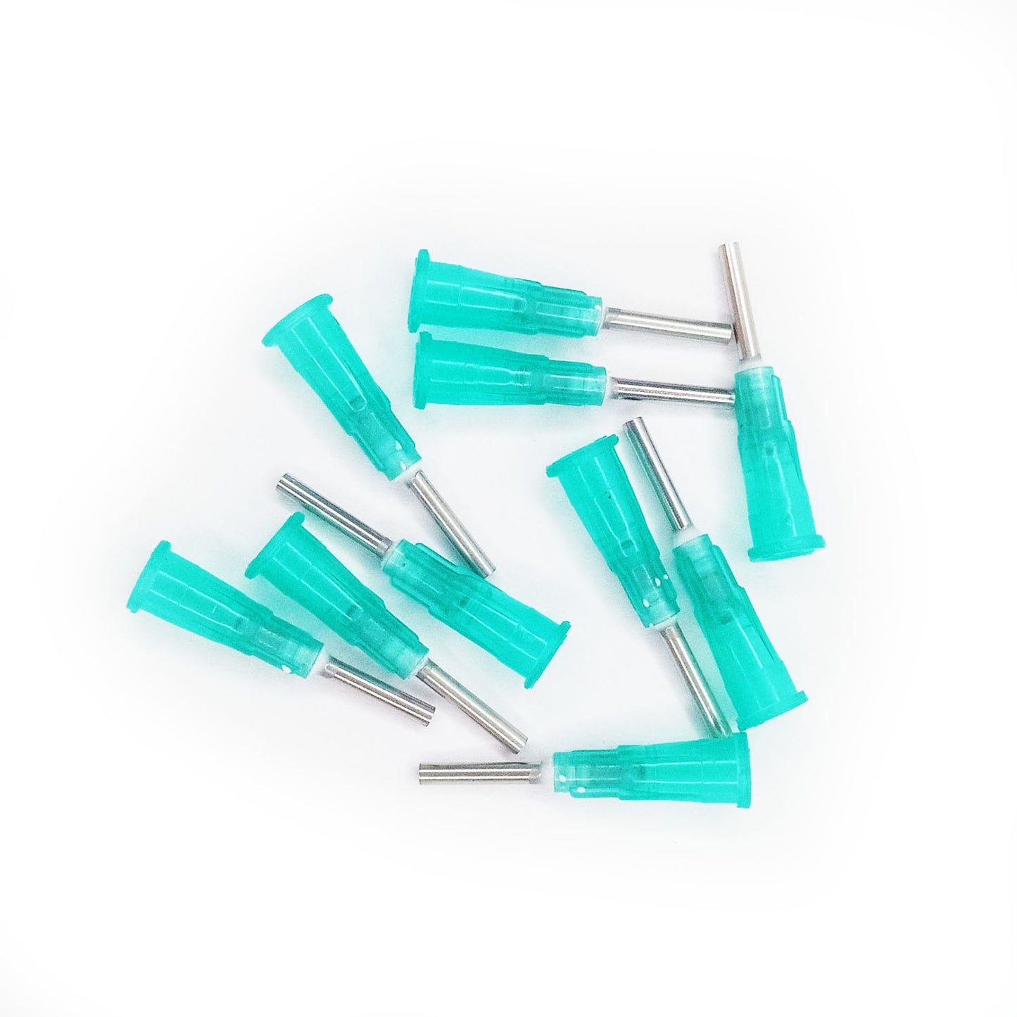 10x Dispensing Needle Tips S/S Glue Dispenser Needles 0.5" Tubing Length - 14G - Asia Sell