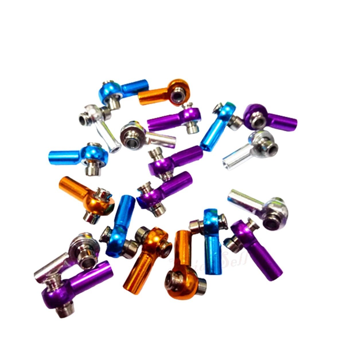 10pcs M3 Ball Head Aluminium Steering Link End Holder Tie Rod 26mm - Gold M3 - Asia Sell