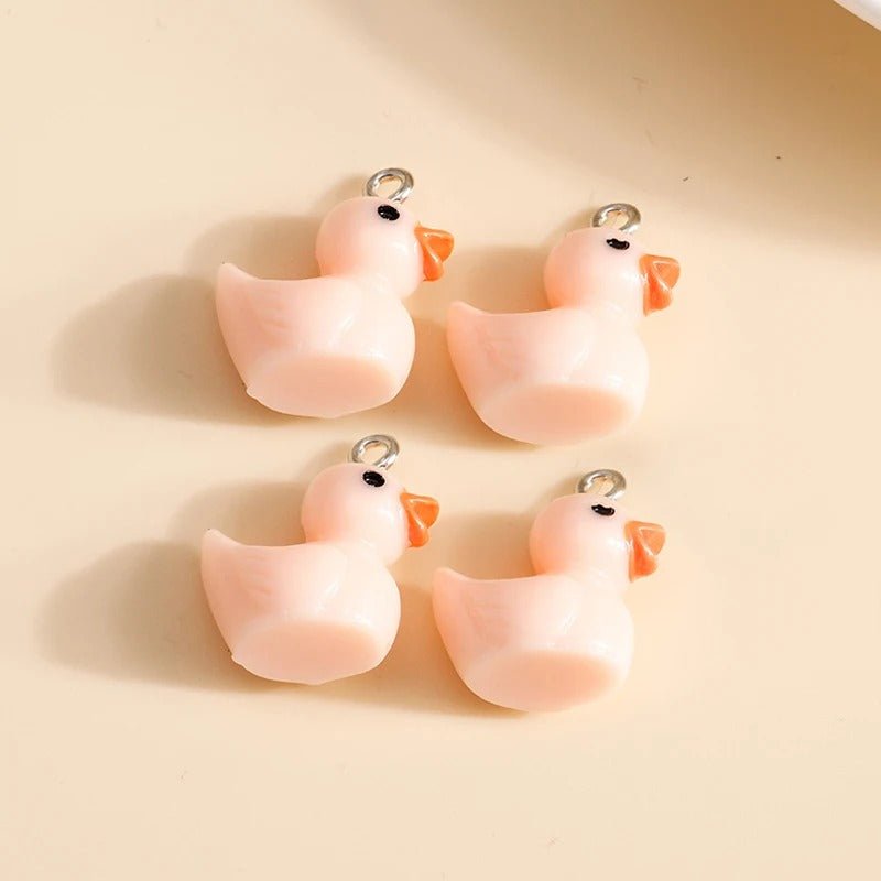 10pcs Miniature Mini Garden Animal Figurines Charms with Loop Pendant Craft - Pigs - Asia Sell