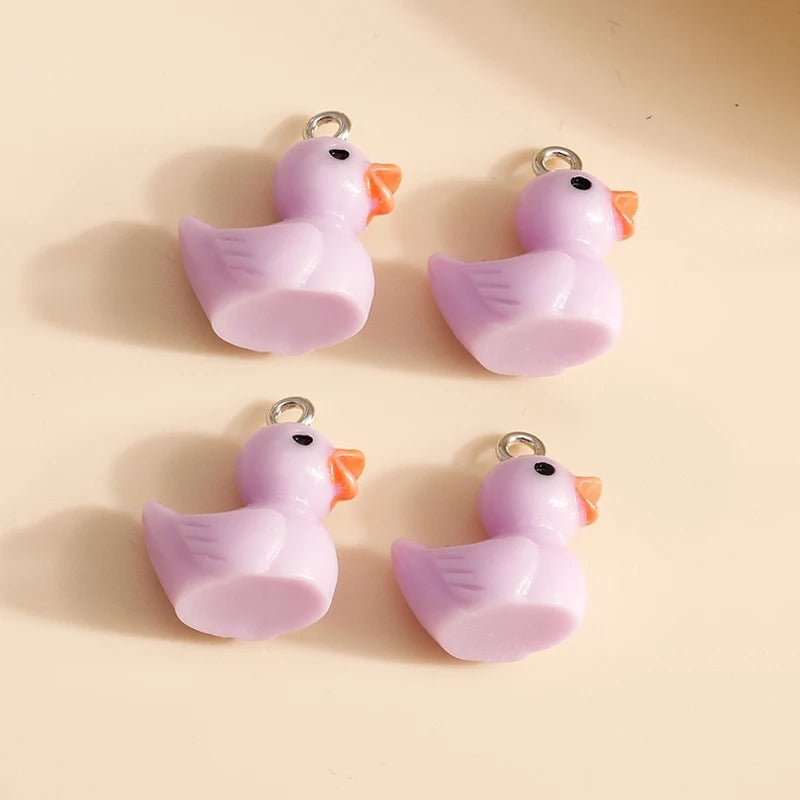 10pcs Miniature Mini Garden Animal Figurines Charms with Loop Pendant Craft - Pigs - Asia Sell