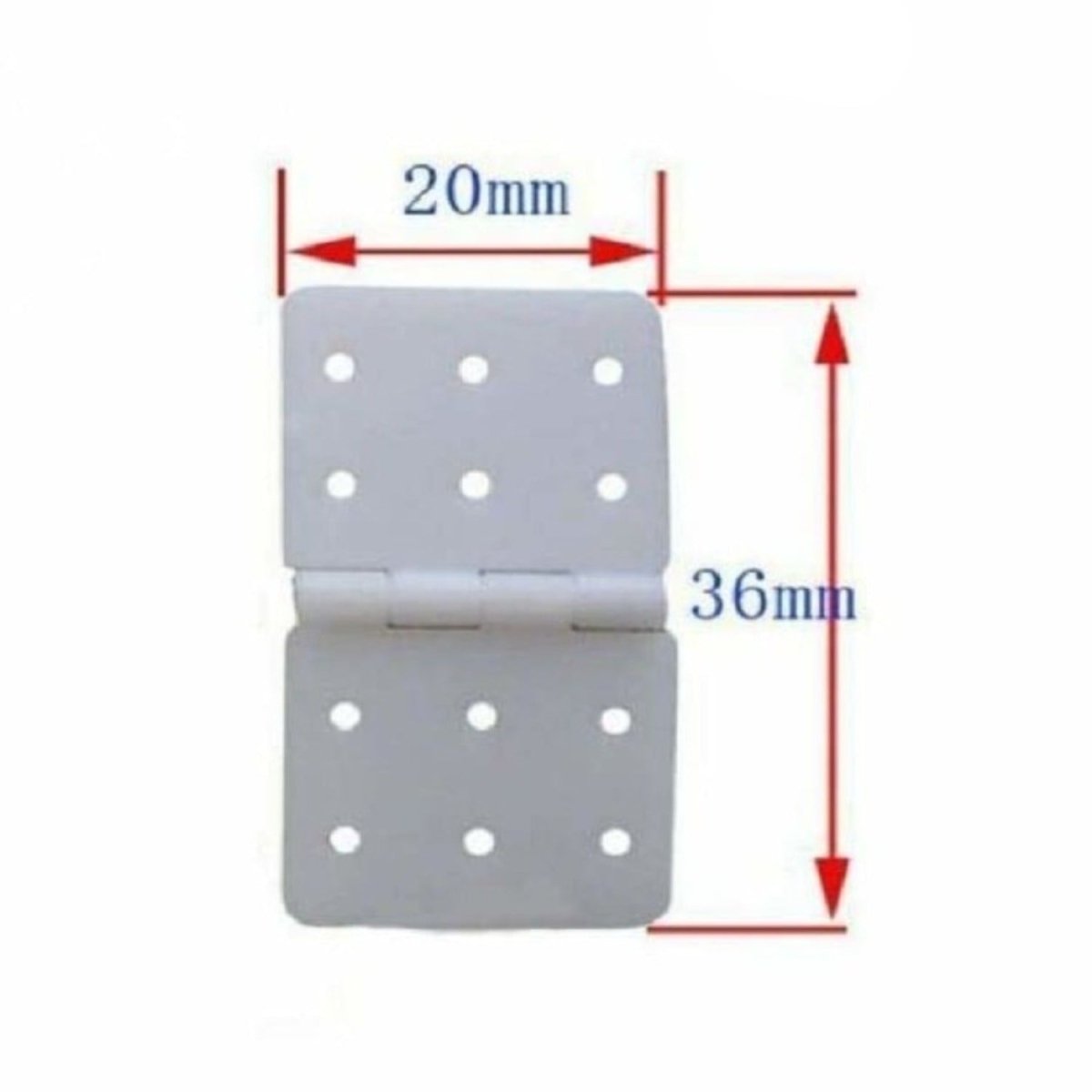 10pcs Pinned Hinge 20x37mmx1mm for RC Airplane Aileron Connection Parts - - Asia Sell