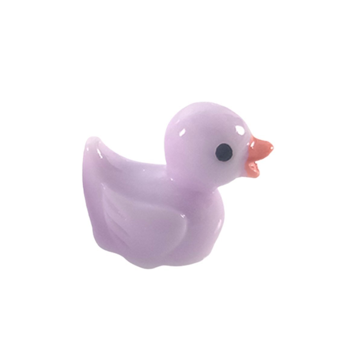 10pcs Purple Ducks Miniature Mini Garden Animal Figurines Cute Ornaments Craft Toy - - Asia Sell