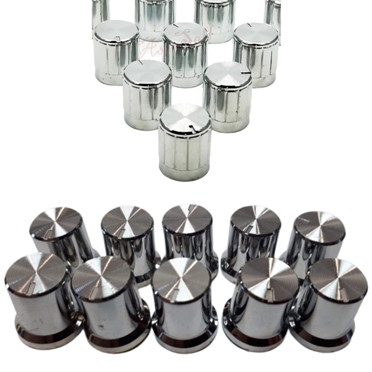 10pcs Rotary Encoder Knobs Potentiometer 6mm Shaft Volume Control Knob - A - Asia Sell