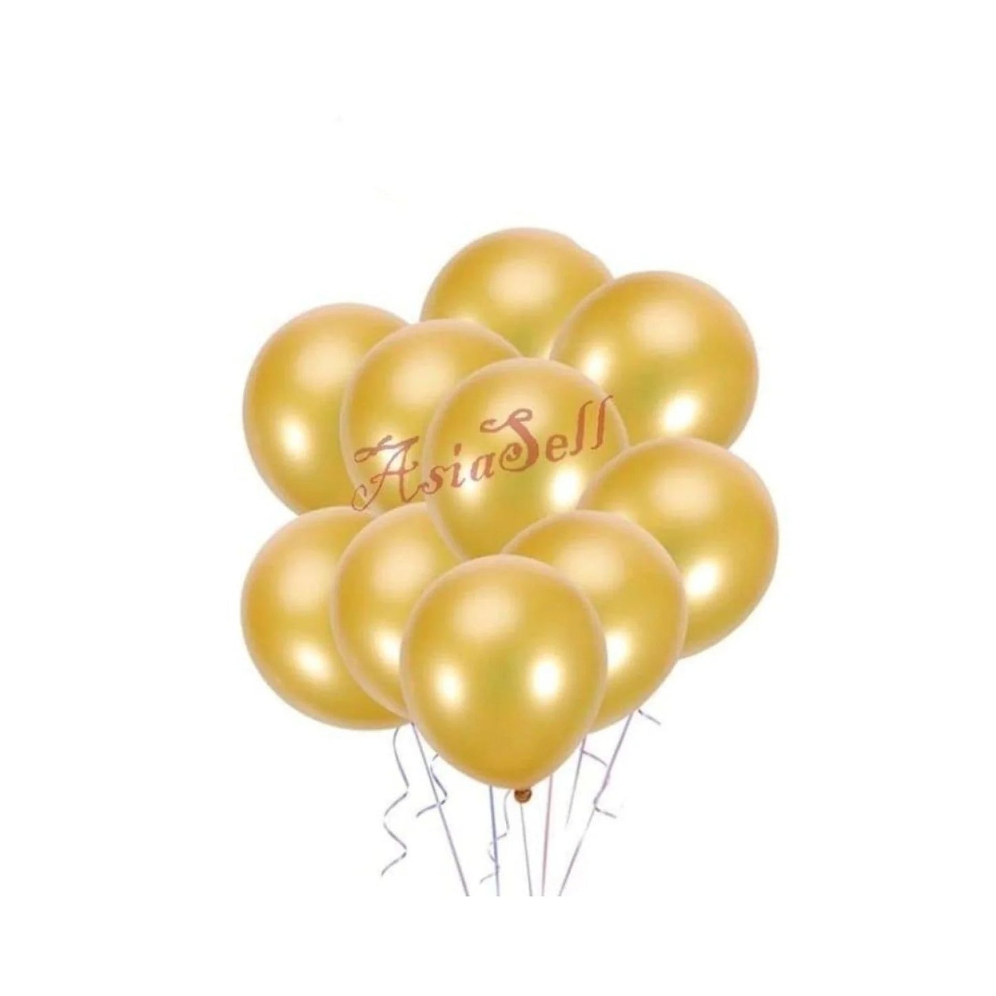 10pcs Round Matte Gold Balloons Birthday Wedding Party Baby Shower Balloon - - Asia Sell