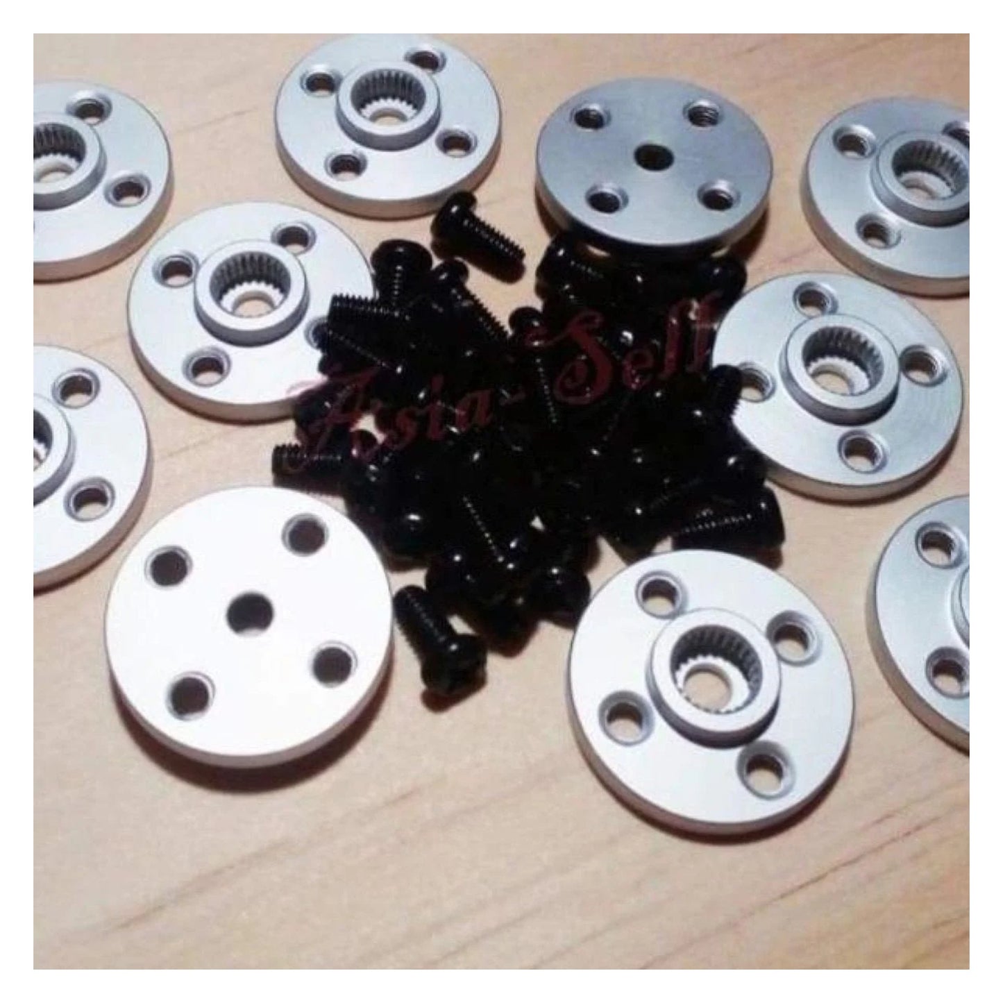 10pcs Round Metal Servos Arm Horn 19mm Disc Mount MG945 MG995 MG946 RC Robot - - Asia Sell