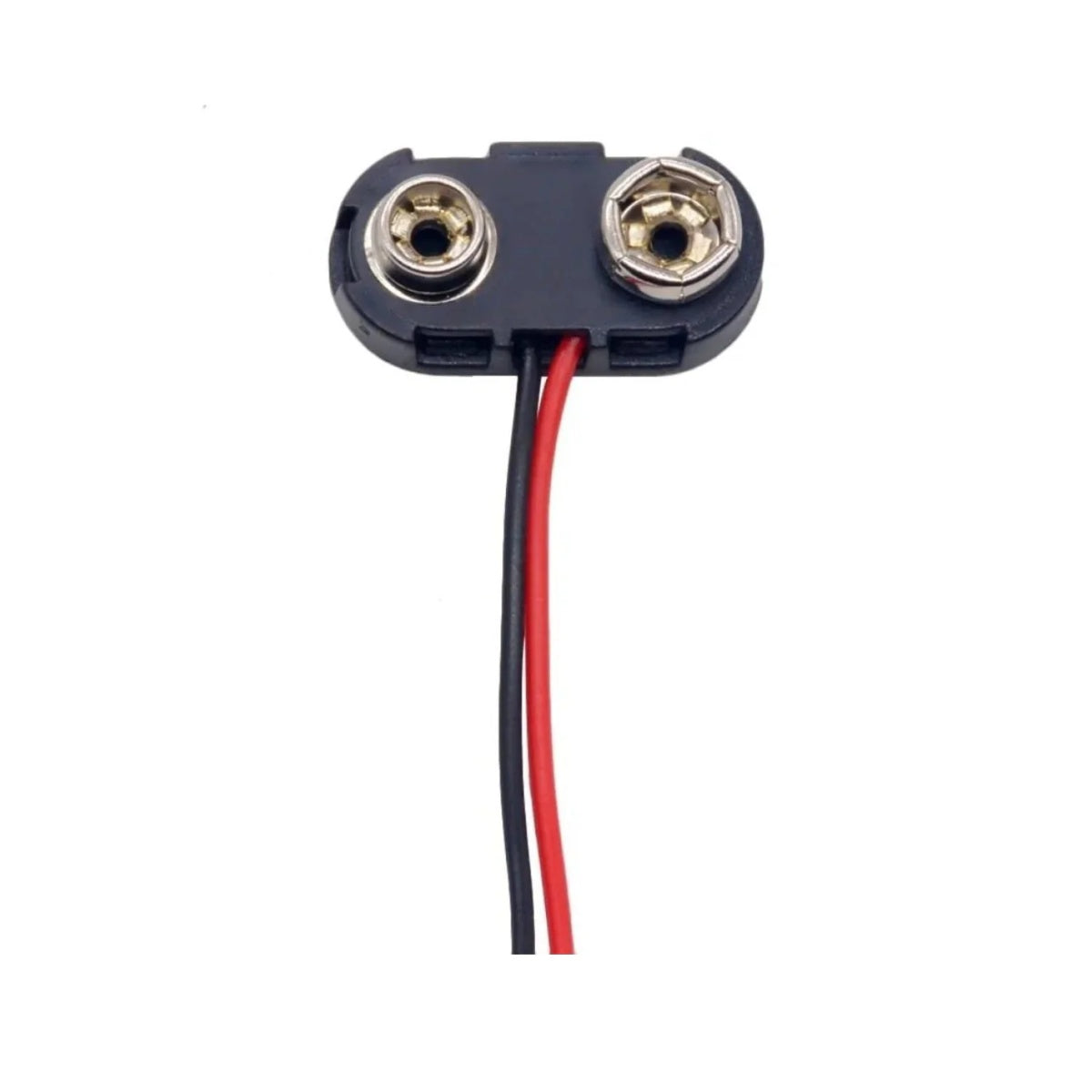 10pcs Snap on 9V Battery Holder Clip 15cm Cable Lead Hard Shell - Solid no Plug - Asia Sell