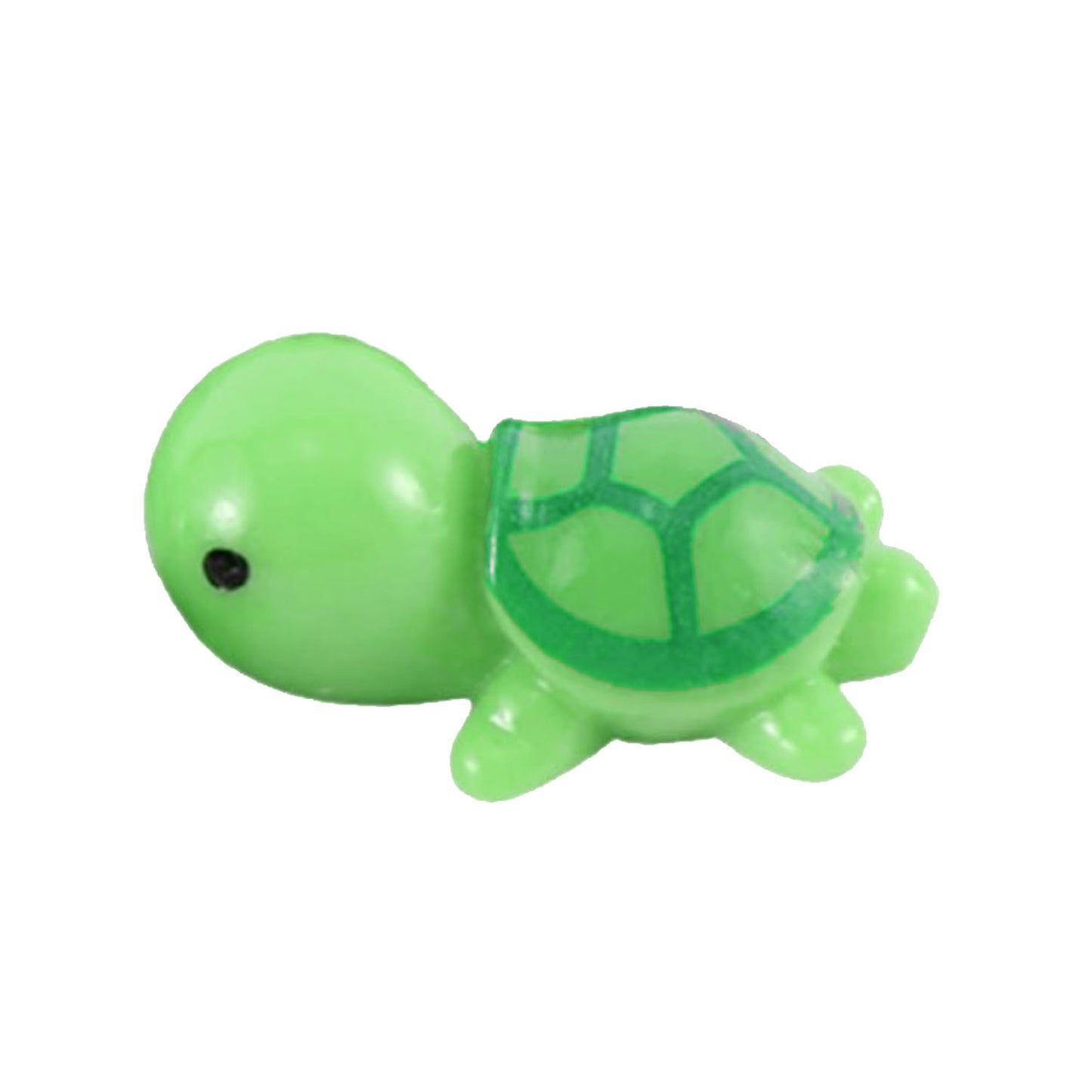 10pcs Mini Turtles Figurine Miniatures Mini Garden Animal Craft Toy | Green Colour