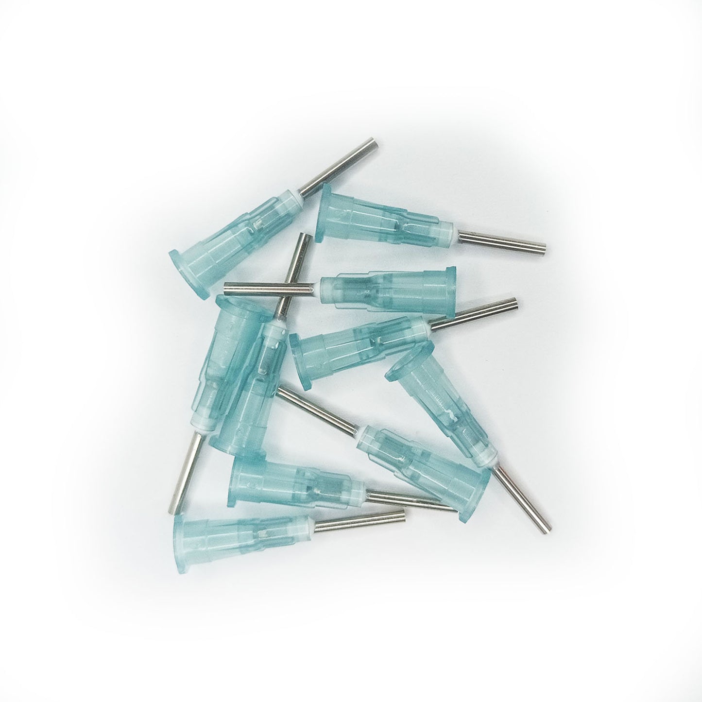 10x Dispensing Needle Tips S/S Glue Dispenser Needles 0.5" Tubing Length - 15G - Asia Sell