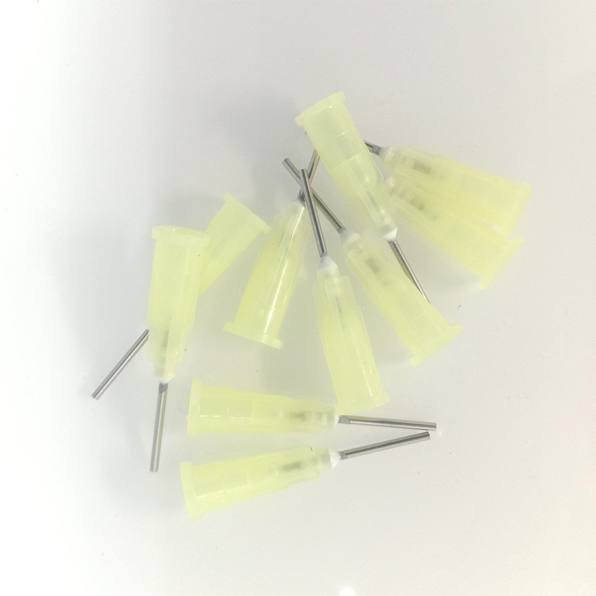 10x 14G 15G 16G 18G 19G 20G 21G 23G 25G 27G Dispensing Needle Tips S/S Glue Dispenser Needles 0.5" Tubing Length - 19G - Asia Sell