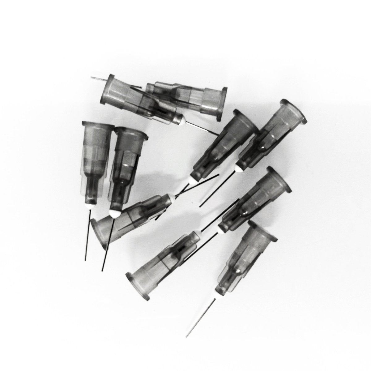 10x 14G 15G 16G 18G 19G 20G 21G 23G 25G 27G Dispensing Needle Tips S/S Glue Dispenser Needles 0.5" Tubing Length - 22G - Asia Sell