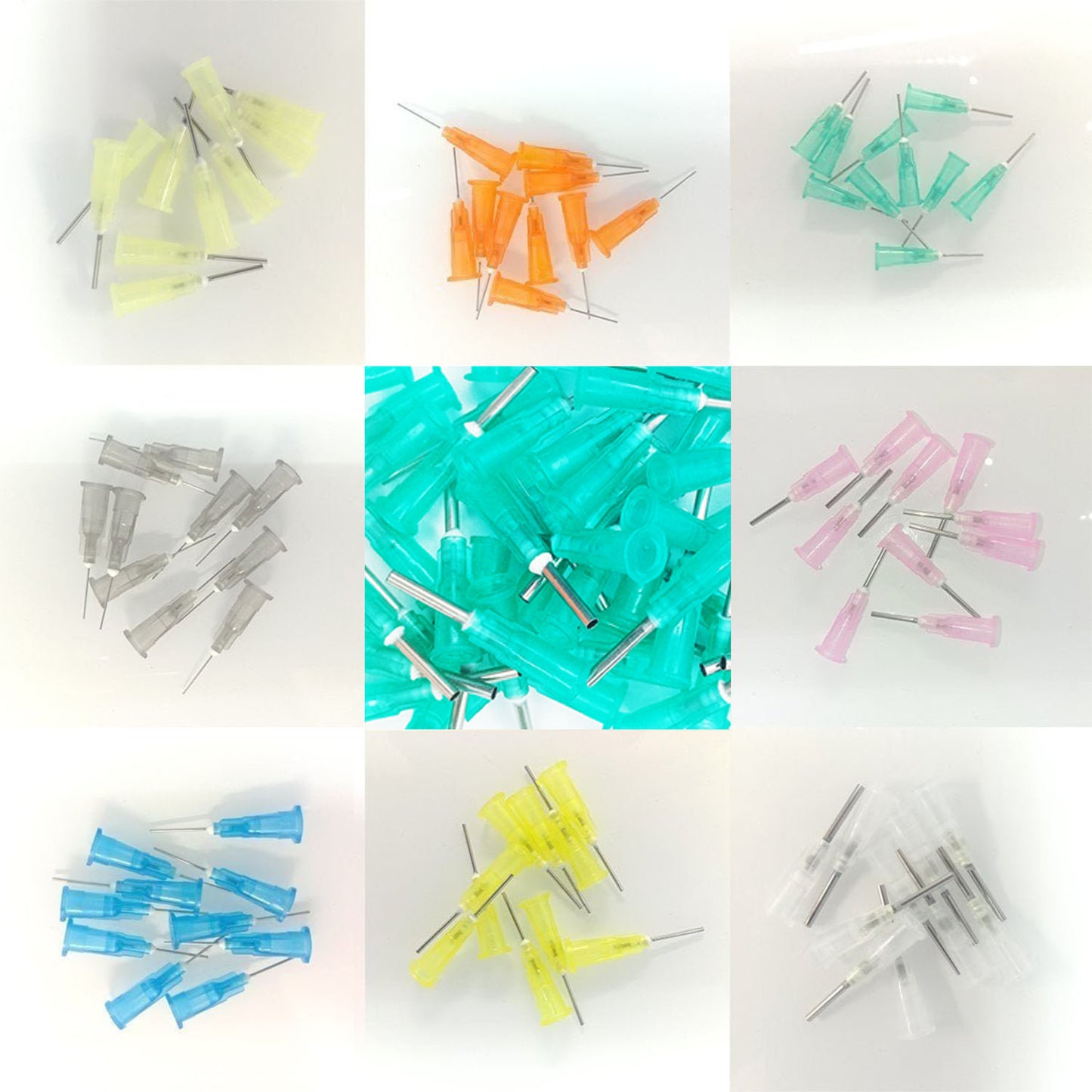 10x 14G 15G 16G 18G 19G 20G 21G 23G 25G 27G Dispensing Needle Tips S/S Glue Dispenser Needles 0.5" Tubing Length | Main Image | Asia Sell