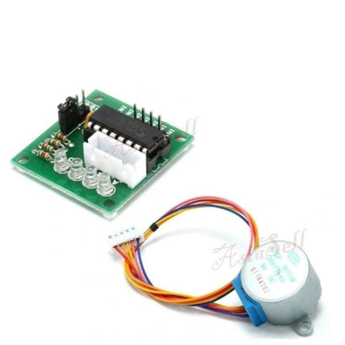 10x Stepper Motor 5V 28BYJ-48 Driver Test Module Board 5 Line 4 Phase BI - - Asia Sell