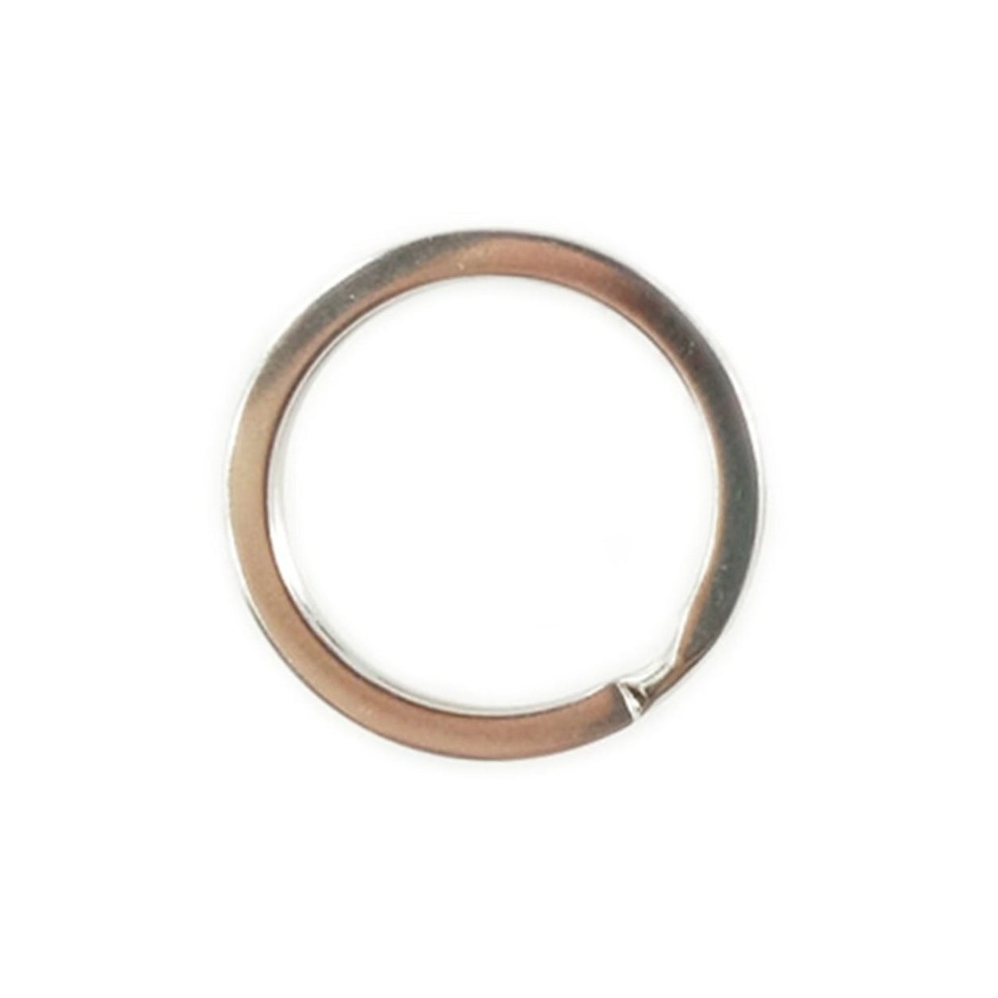 10pcs 25mm Flat Metal Key Ring Holder Split Rings Keyring Keychain Key Chain - Asia Sell