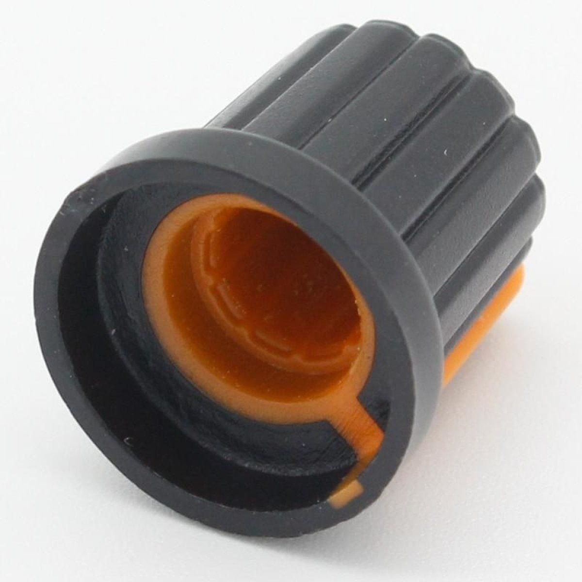 12pcs Potentiometer Knobs 6mm Shaft Hole Diameter Plastic Threaded Knurled Caps - - Asia Sell