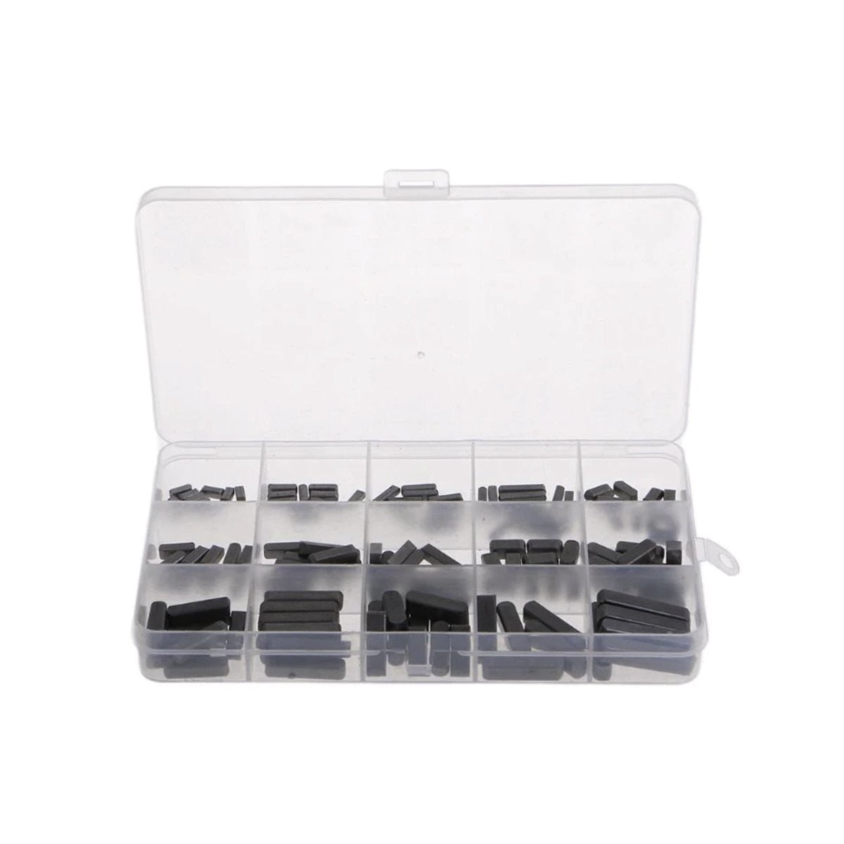 140pcs Round Ended Feather Key Parallel Drive Shaft Keys Set M3-M6 8mm-30mm Box Tool - - Asia Sell