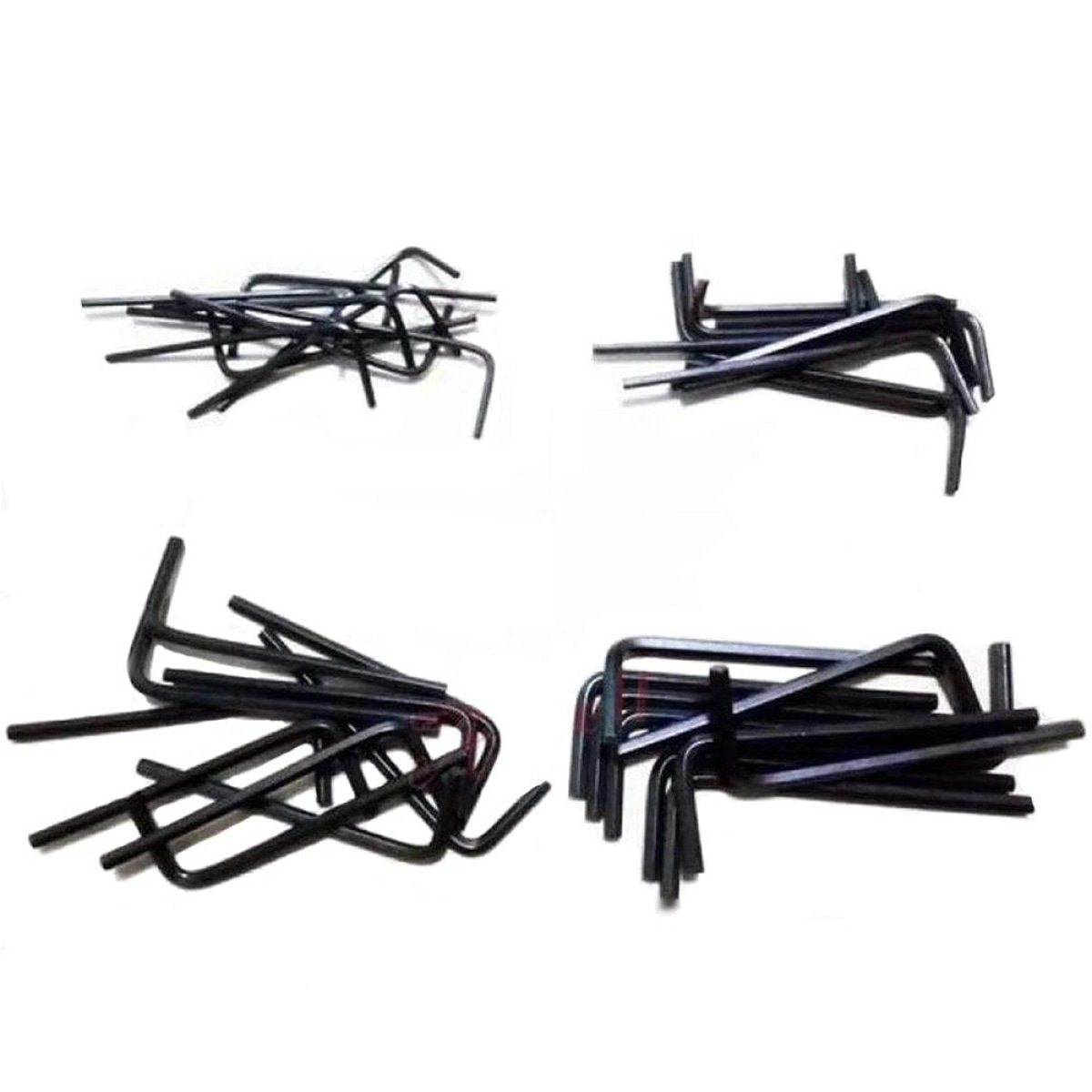 1.5mm 2mm 2.5mm 3mm 4mm 5mm Hex Key Keys Black Steel M1.5 M2 M2.5 M3 M4 M5 Wrench Tool - 2pcs 1.5mm - Asia Sell