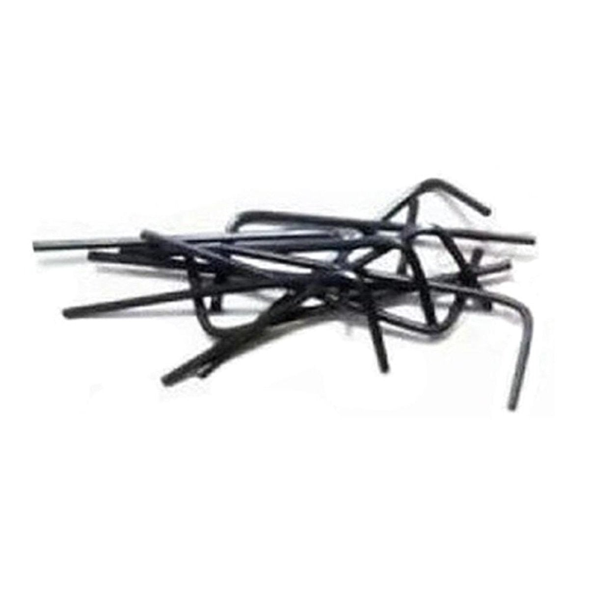 1.5mm 2mm 2.5mm 3mm 4mm 5mm Hex Key Keys Black Steel M1.5 M2 M2.5 M3 M4 M5 Wrench Tool - 2pcs 1.5mm - Asia Sell
