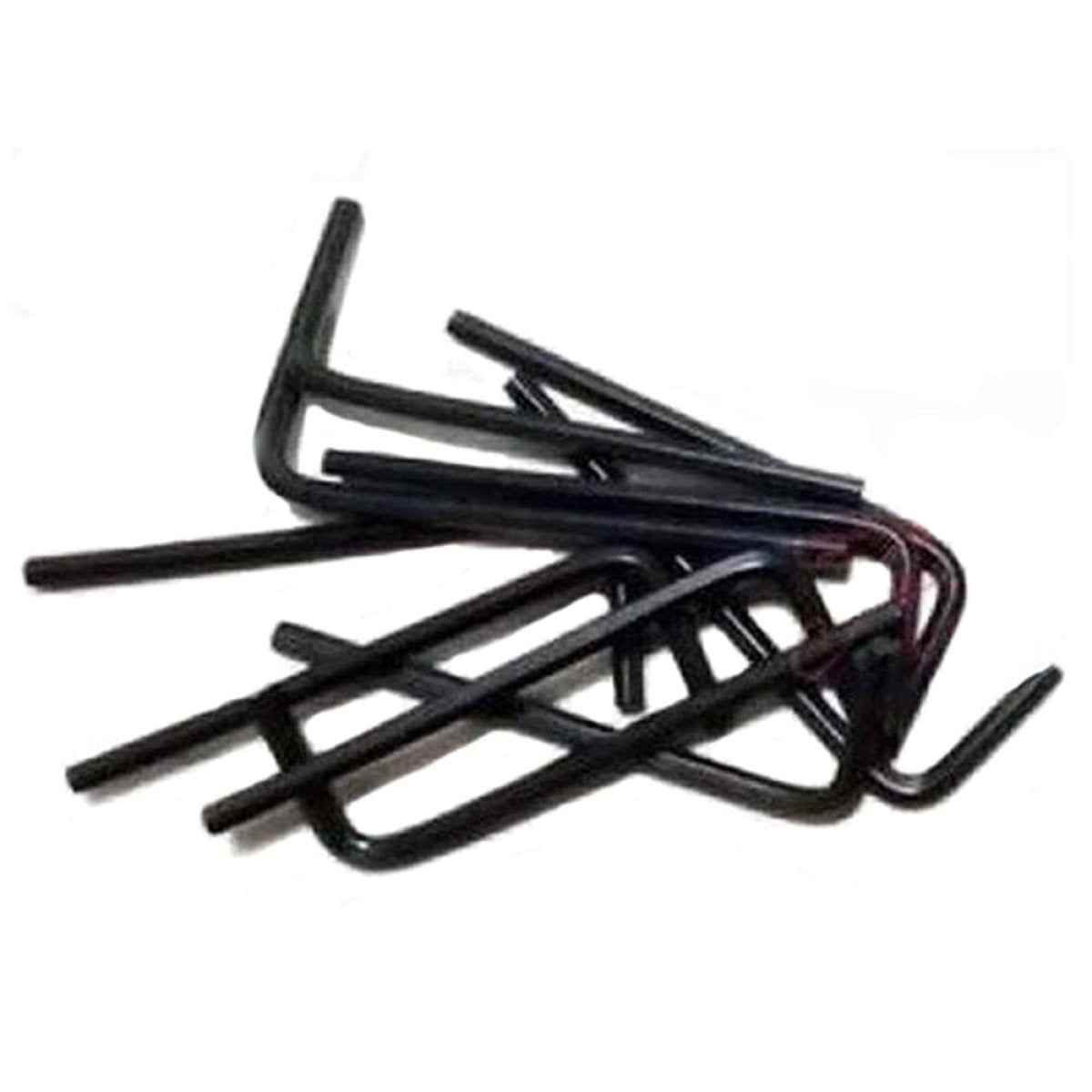 1.5mm 2mm 2.5mm 3mm 4mm 5mm Hex Key Keys Black Steel M1.5 M2 M2.5 M3 M4 M5 Wrench Tool - 2pcs 2.5mm - Asia Sell